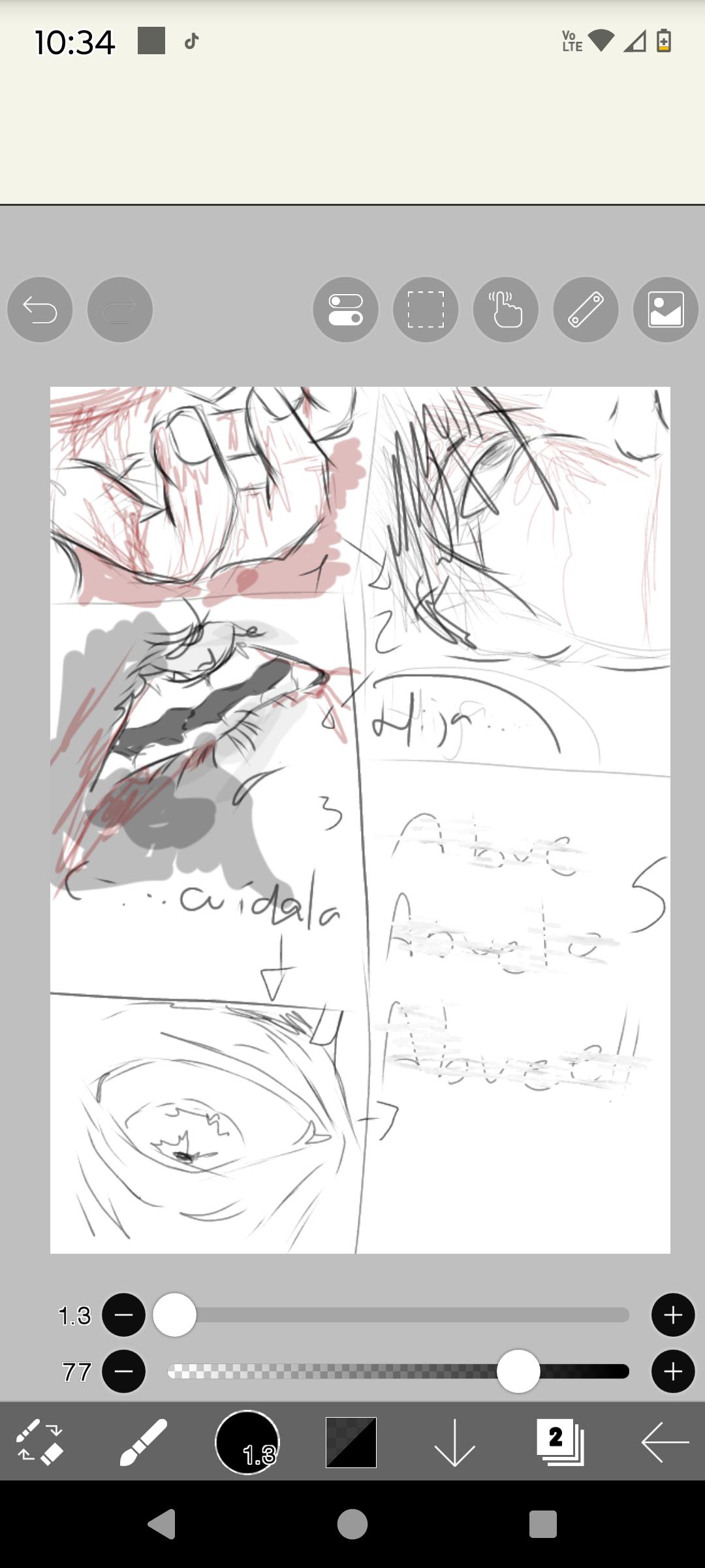 Cosas random Lluvia 1 (1 Bocetos - ibisPaint
