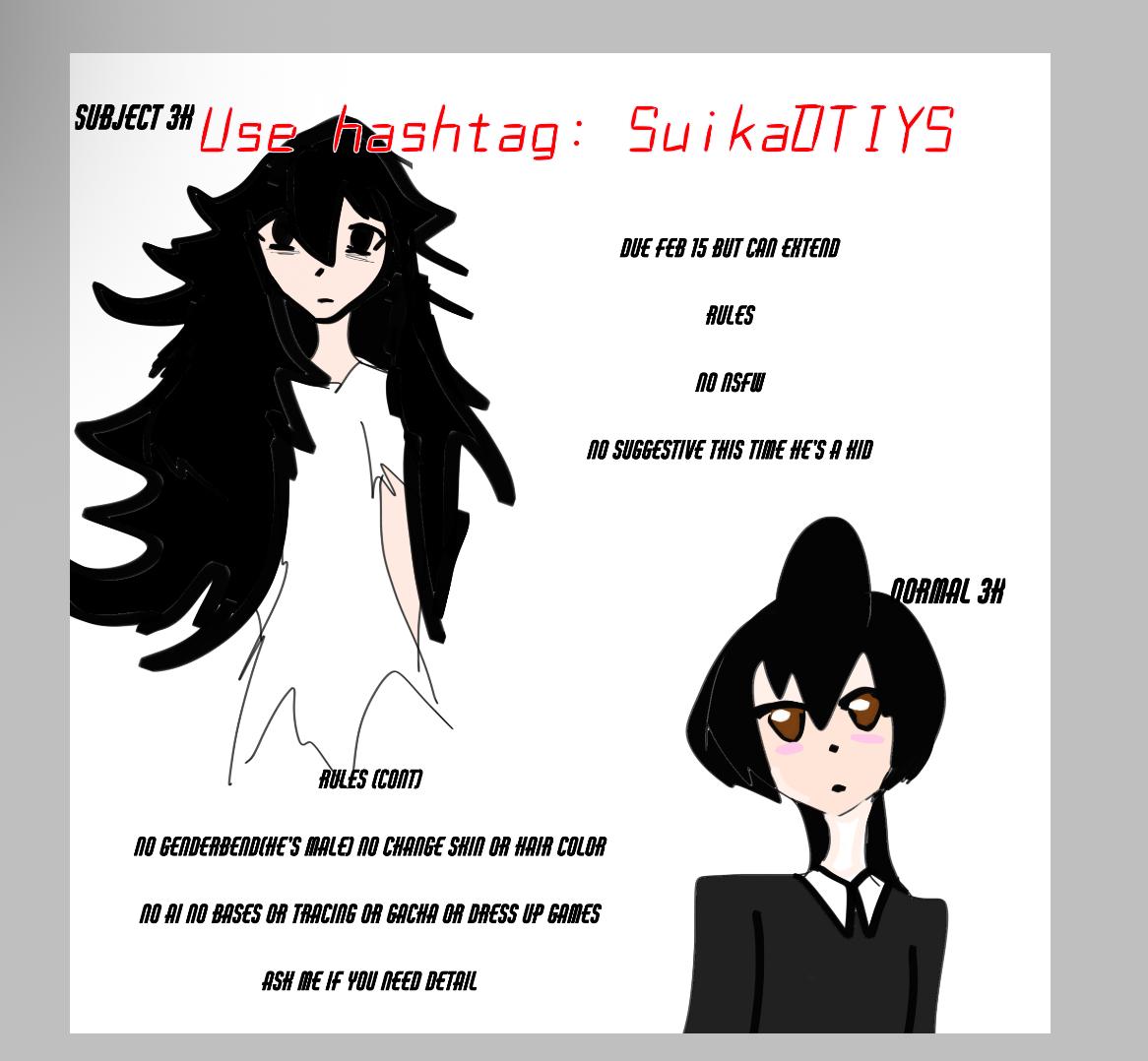My 2nd DTIYS % dead inside 1 Uhh announcement - ibisPaint