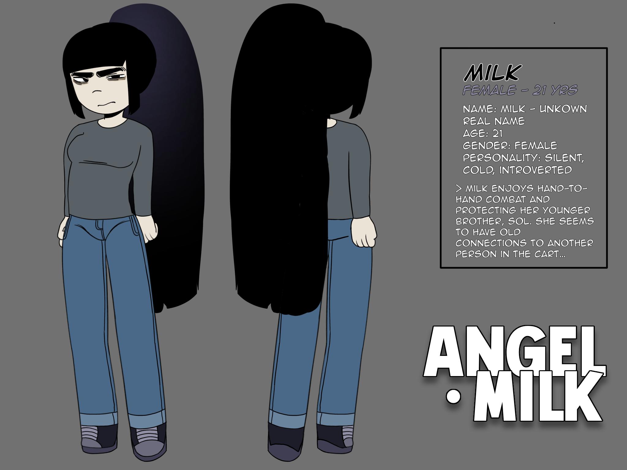 Angel: Milk [Extras] Extra 4 NEW CHARACTER - Milk - ibisPaint