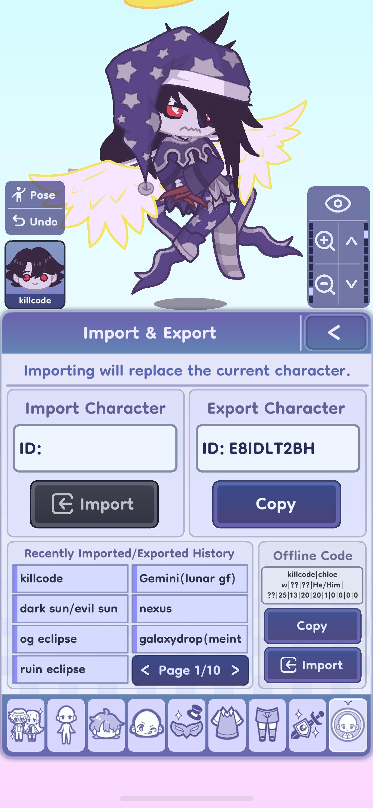 Codes for gacha life 2 Episode 1 Some of the codes - ibisPaint