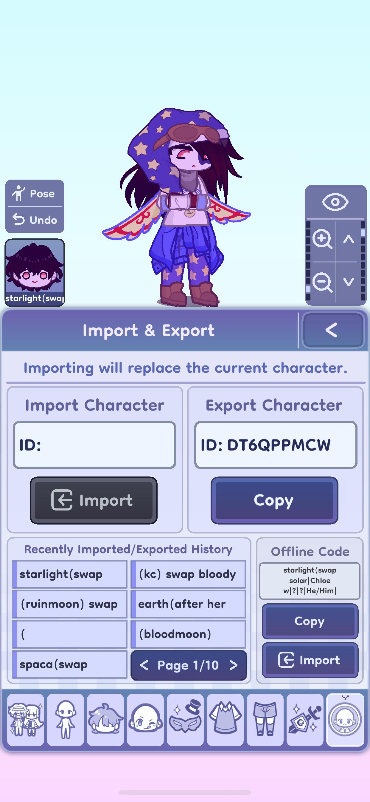 Codes for gacha life 2 Episode 5 Swap tsams codes finished them