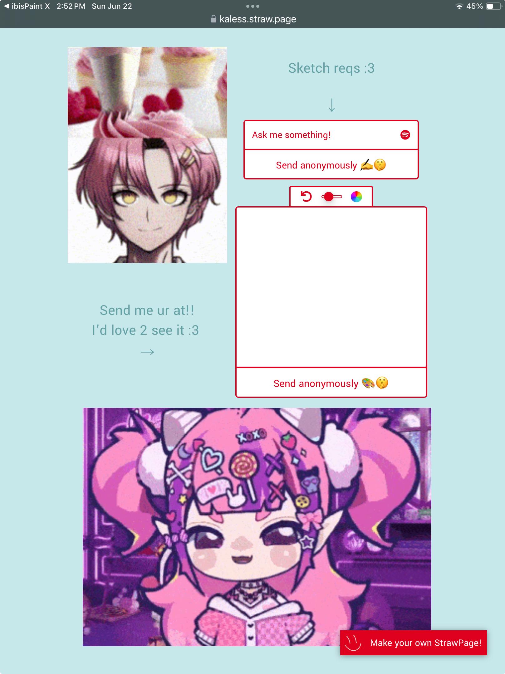 Kales randomness.:+ PAGE 100 STRAW PAGE - ibisPaint