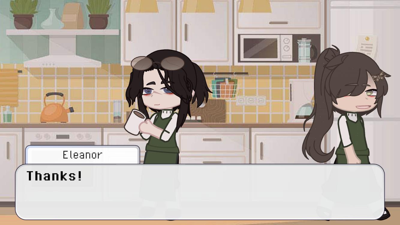 Over A Cup Of Coffee Episode 4 The cafe - ibisPaint
