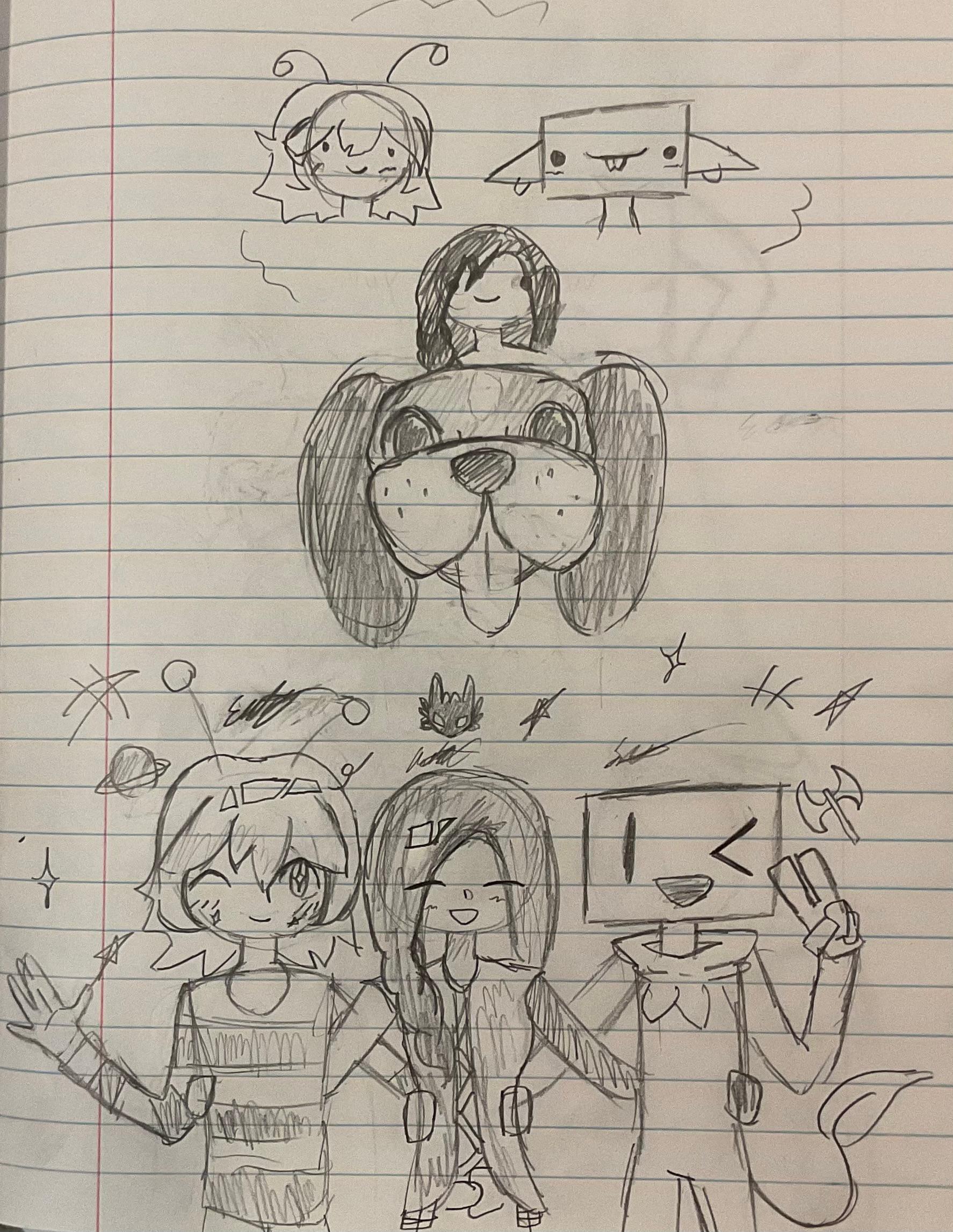 Sketch Chaos Sketch no. 69 Silly doodles I did last night - ibisPaint