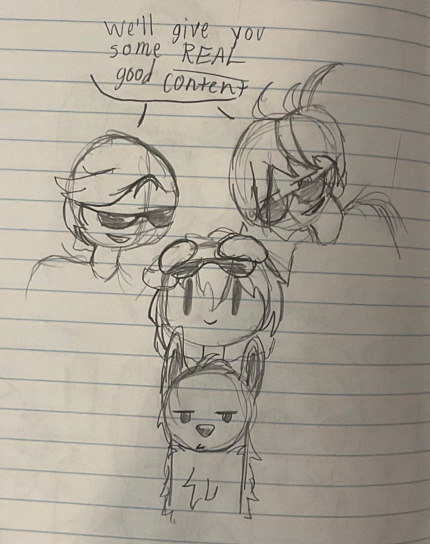 Sketch Chaos Sketch no. 69 Silly doodles I did last night - ibisPaint