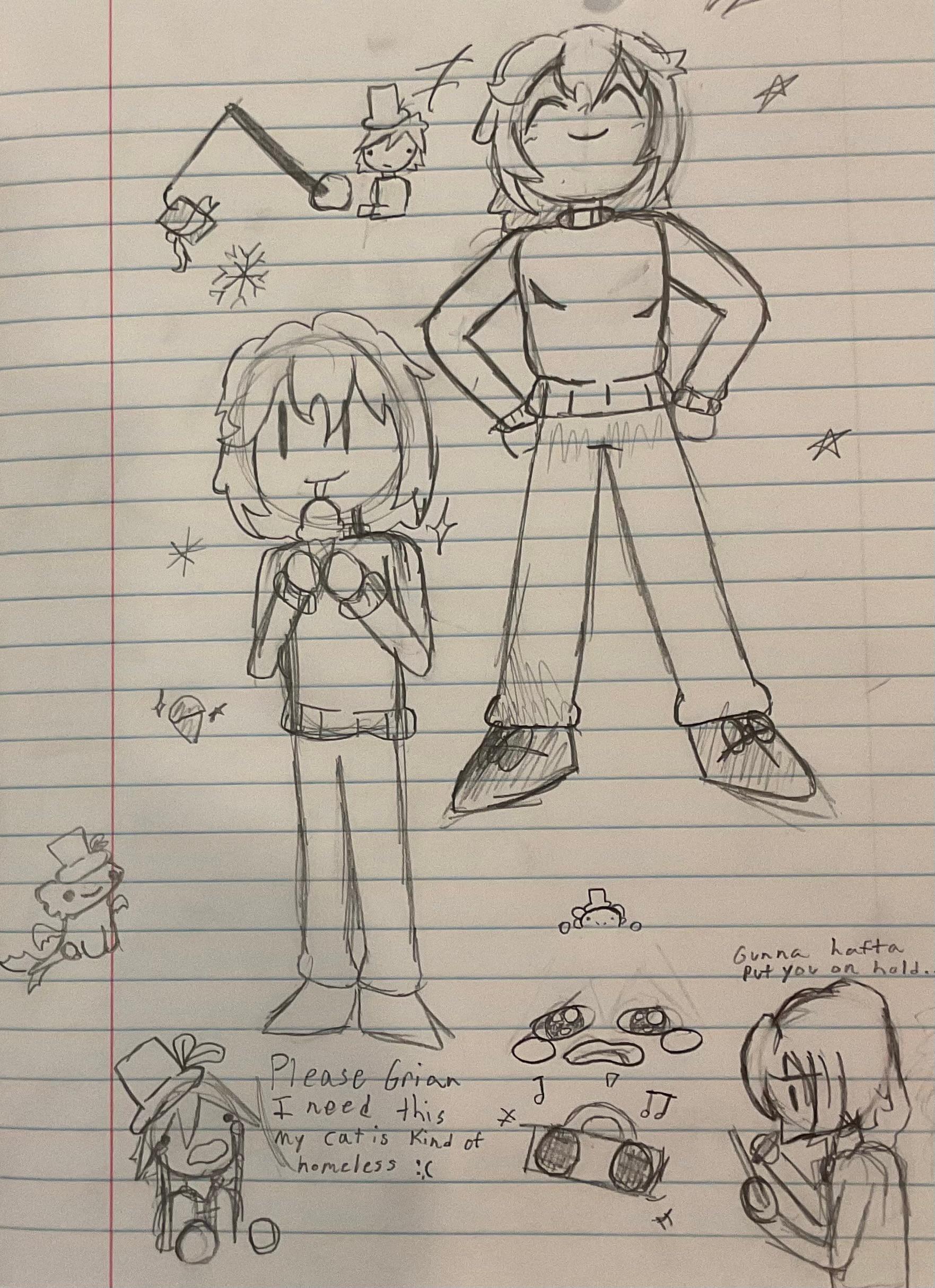 Sketch Chaos Sketch no. 69 Silly doodles I did last night - ibisPaint