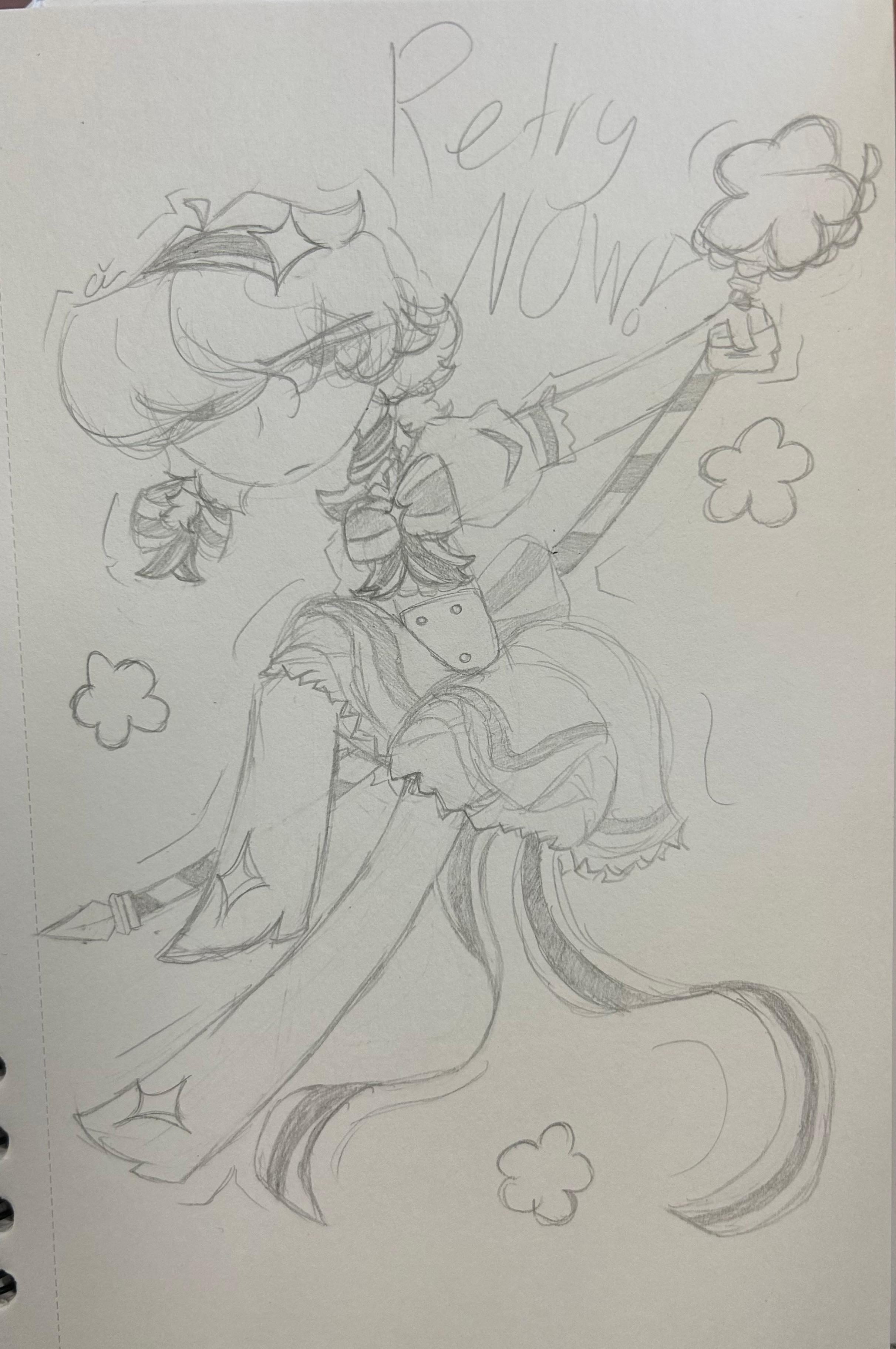 Paper/irl doodles! ️ Doodle 81.) Yo what the lock in- - ibisPaint