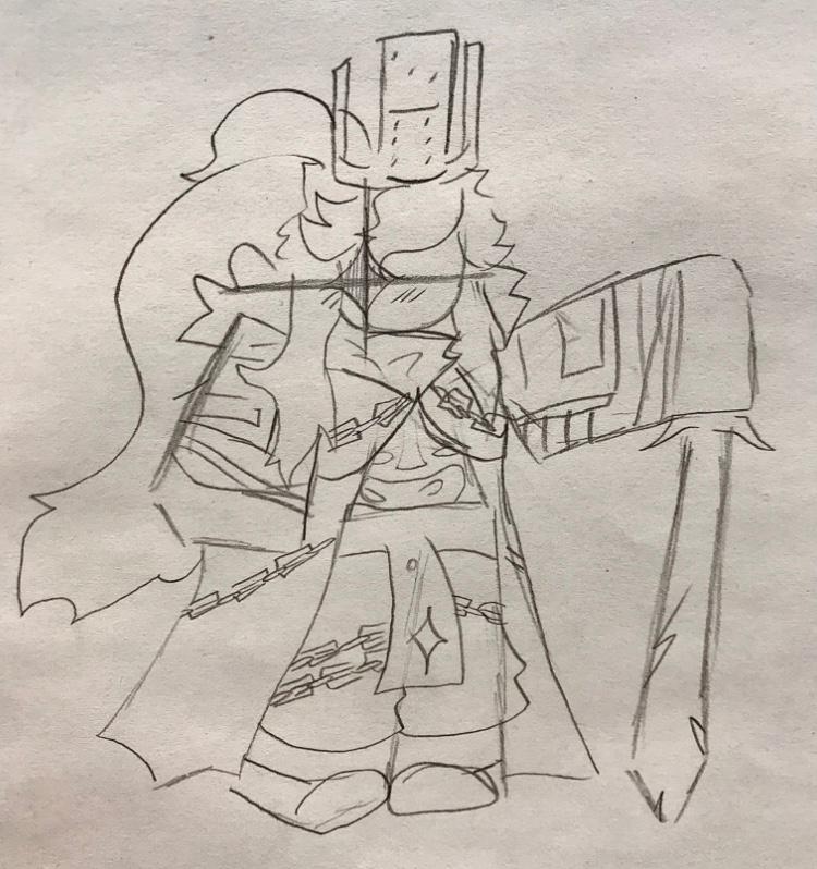 Forsaken Fate {Sketches} sketch49 1x4 Rework - ibisPaint