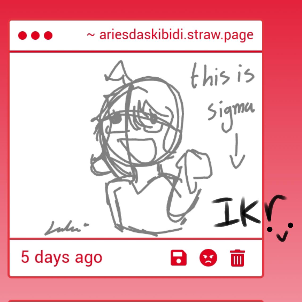 straw page thingy sigma 1 waw - ibisPaint