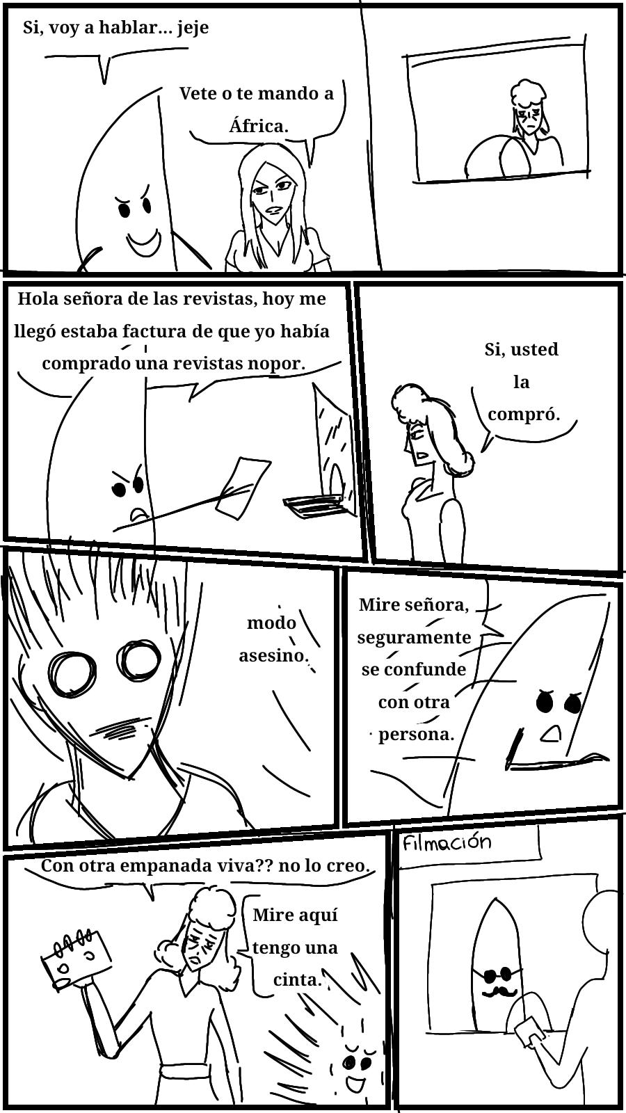 Cómic muy random Cosa Random 1 Cómic muy Random. - ibisPaint