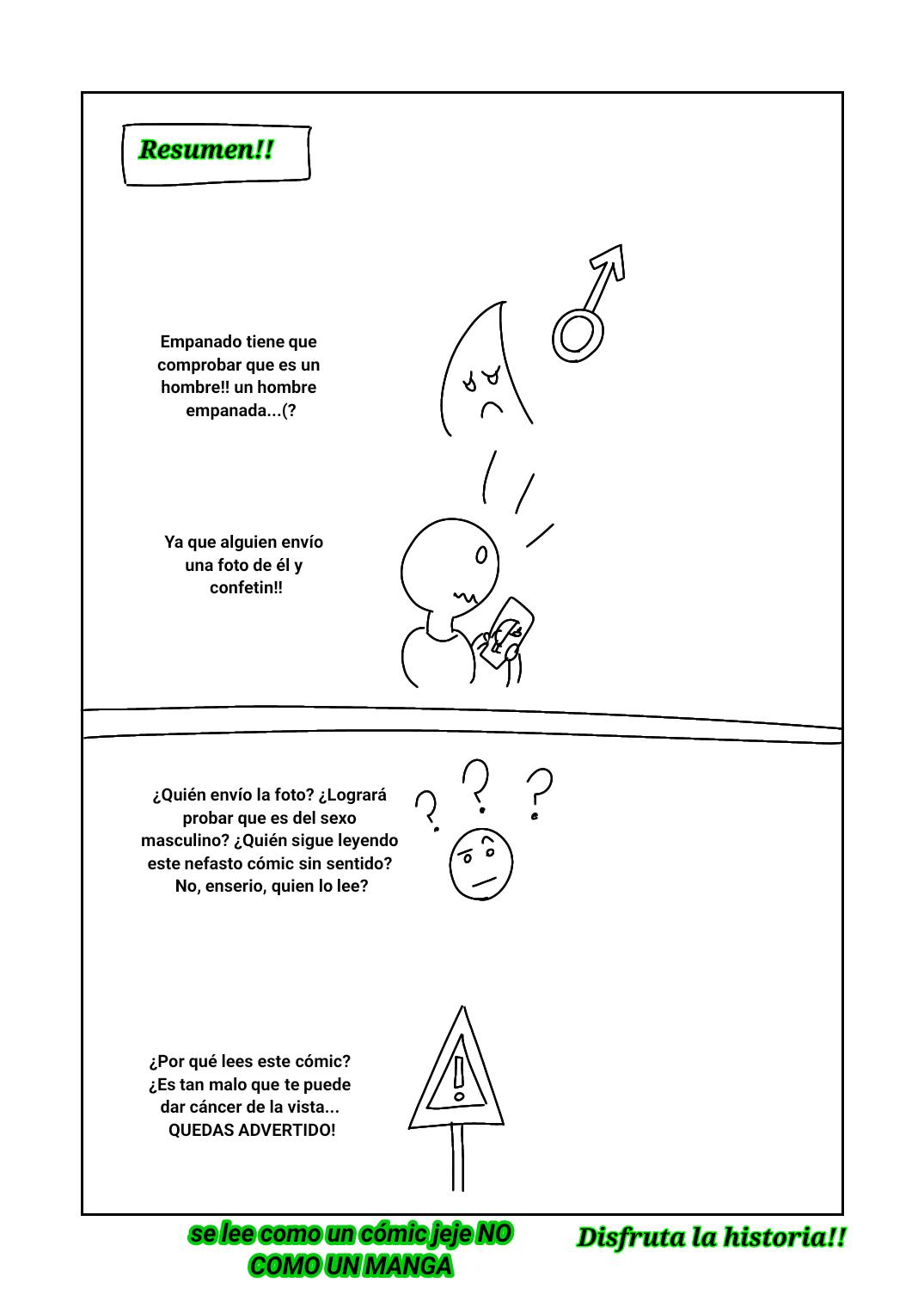 Cómic muy random Cosa Random 7 Confrontación - ibisPaint