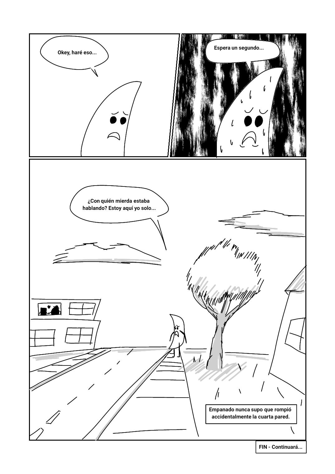 Cómic muy random Cosa Random 7 Confrontación - ibisPaint