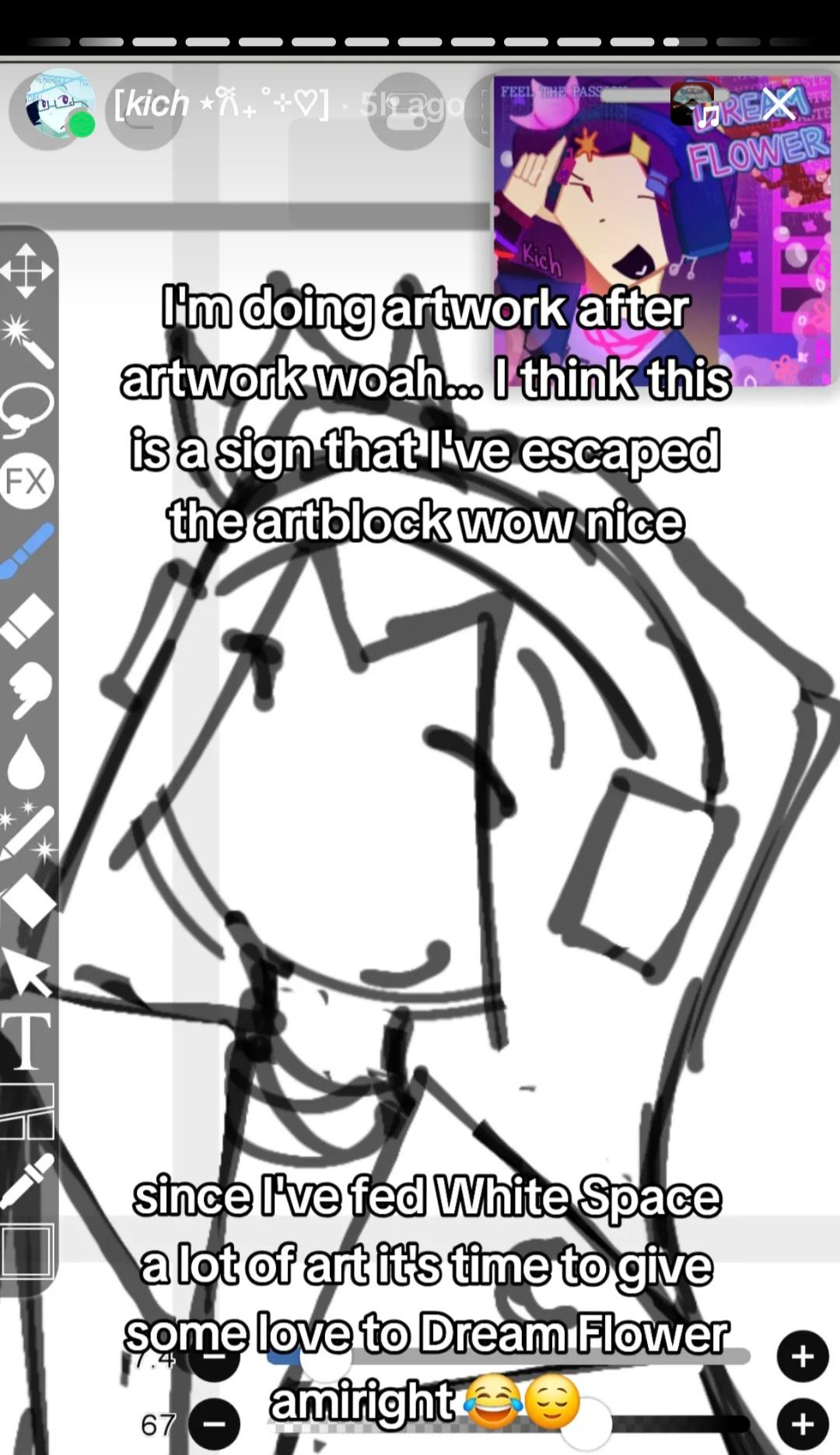 Extra art dumps !! Art dump 12 Dreeam Flooowerrr 🫪 - ibisPaint