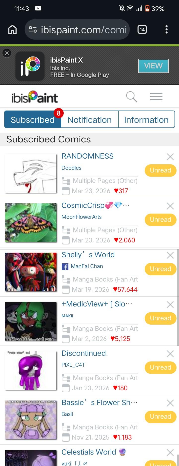 Info comic- Random 17 Bug? - ibisPaint