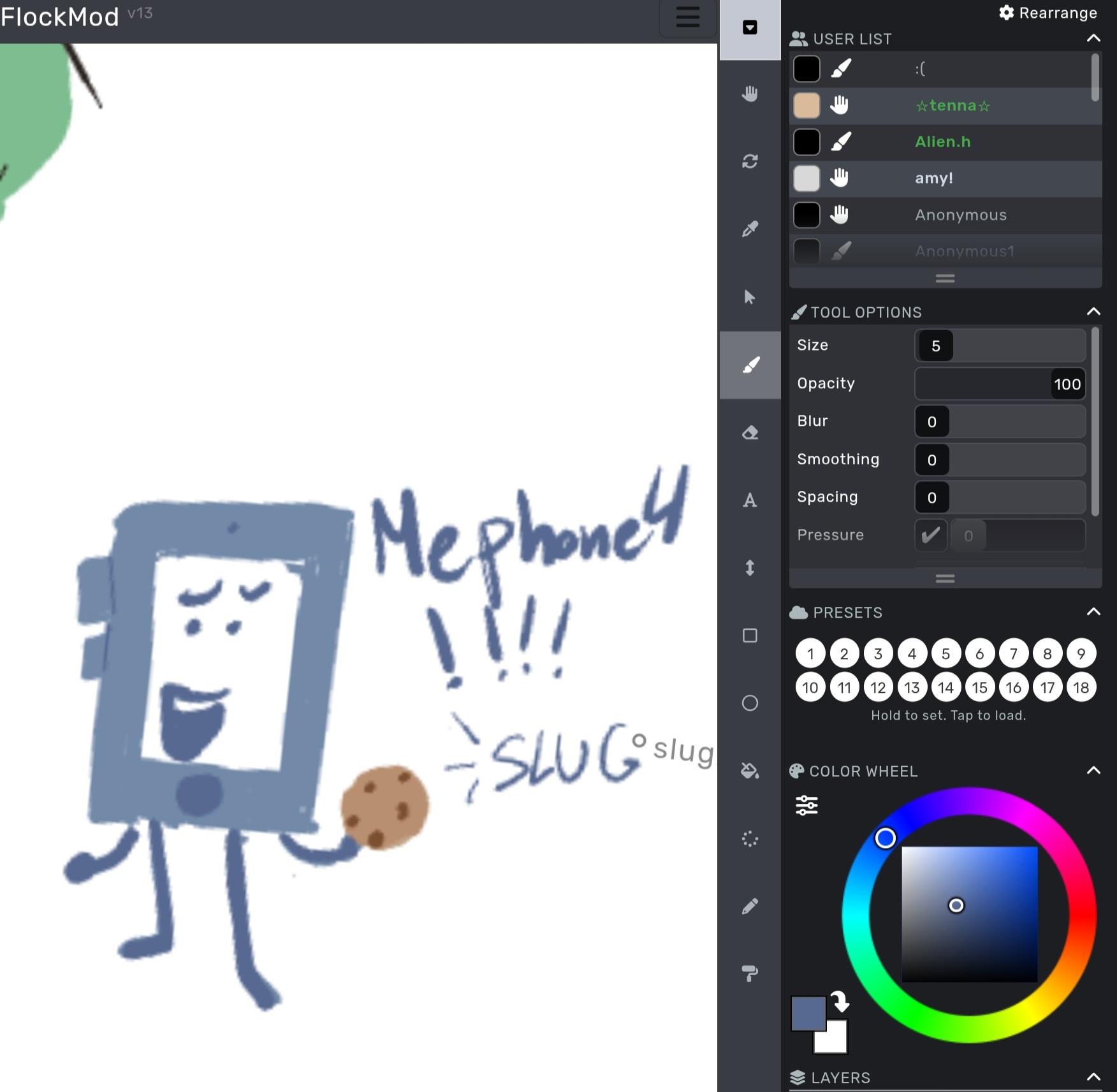 𝚜𝚕𝚞𝚐'𝚜 𝚜𝚌𝚛𝚊𝚙𝚋𝚘𝚘𝚔 there are 12 worms flockmod stuff - ibisPaint