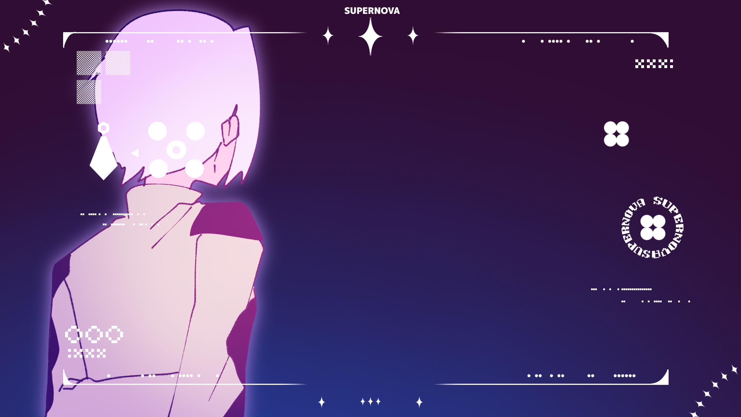 動画で使ったイラストたち 2個め SUPERNOVA OCパロ - ibisPaint