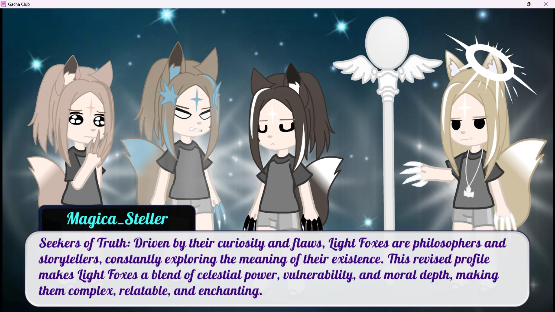 Species of My World 4 Light Foxes - ibisPaint