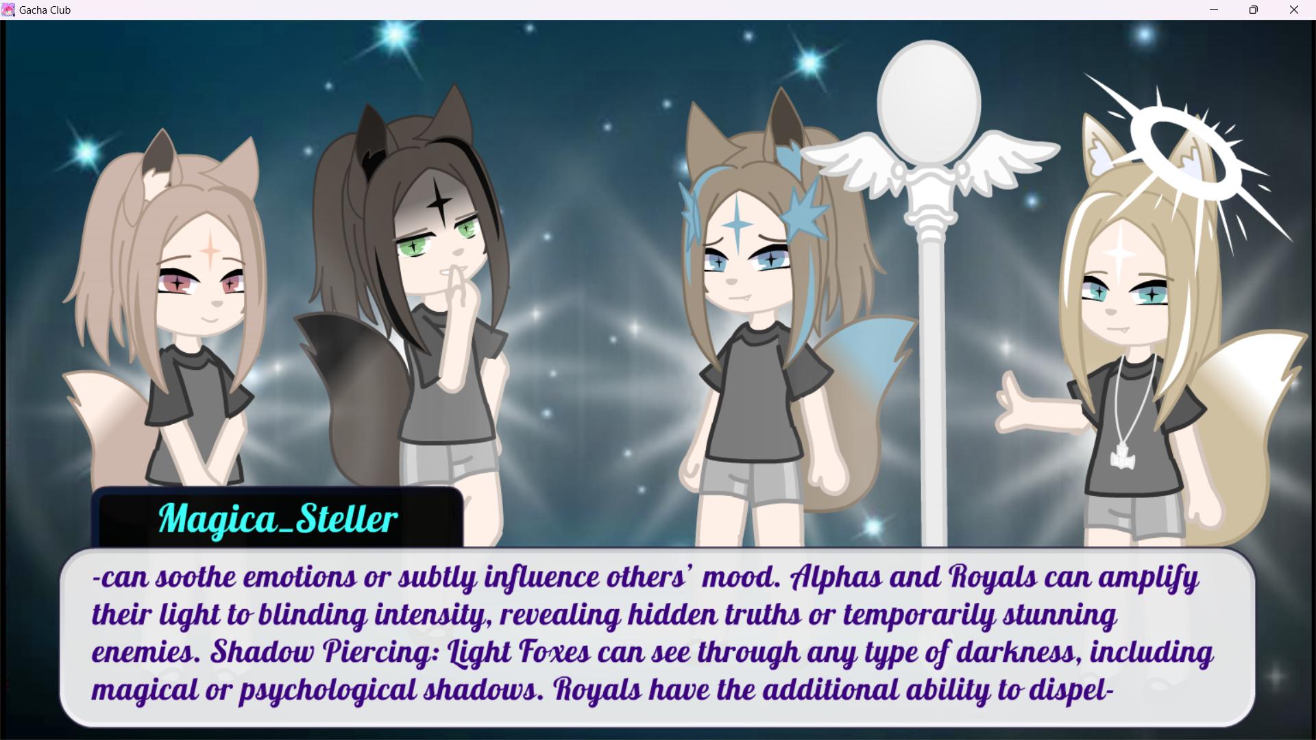 Species of My World 4 Light Foxes - ibisPaint