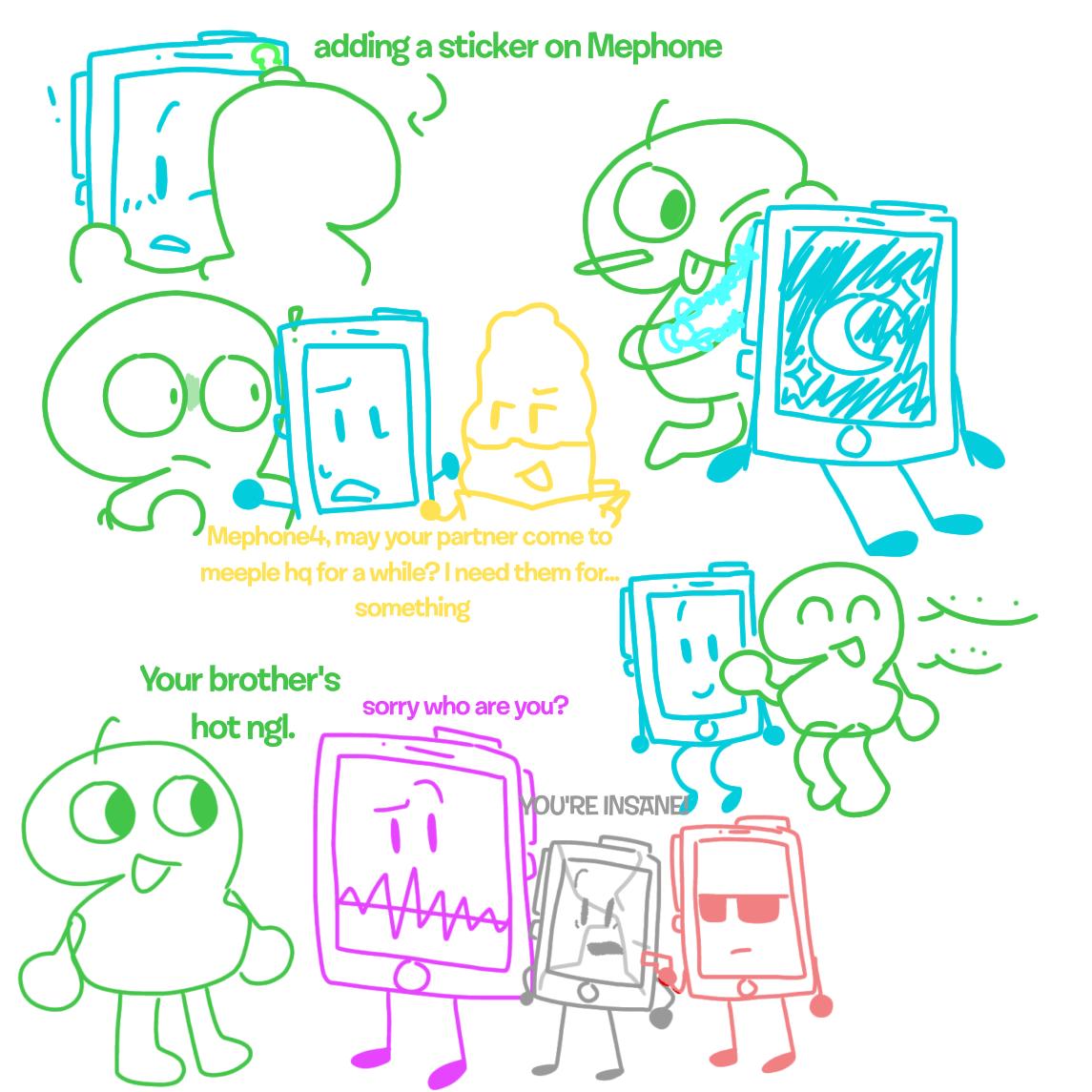 All about TwoPhone! 18 Twophones Doodles part 3 - ibisPaint