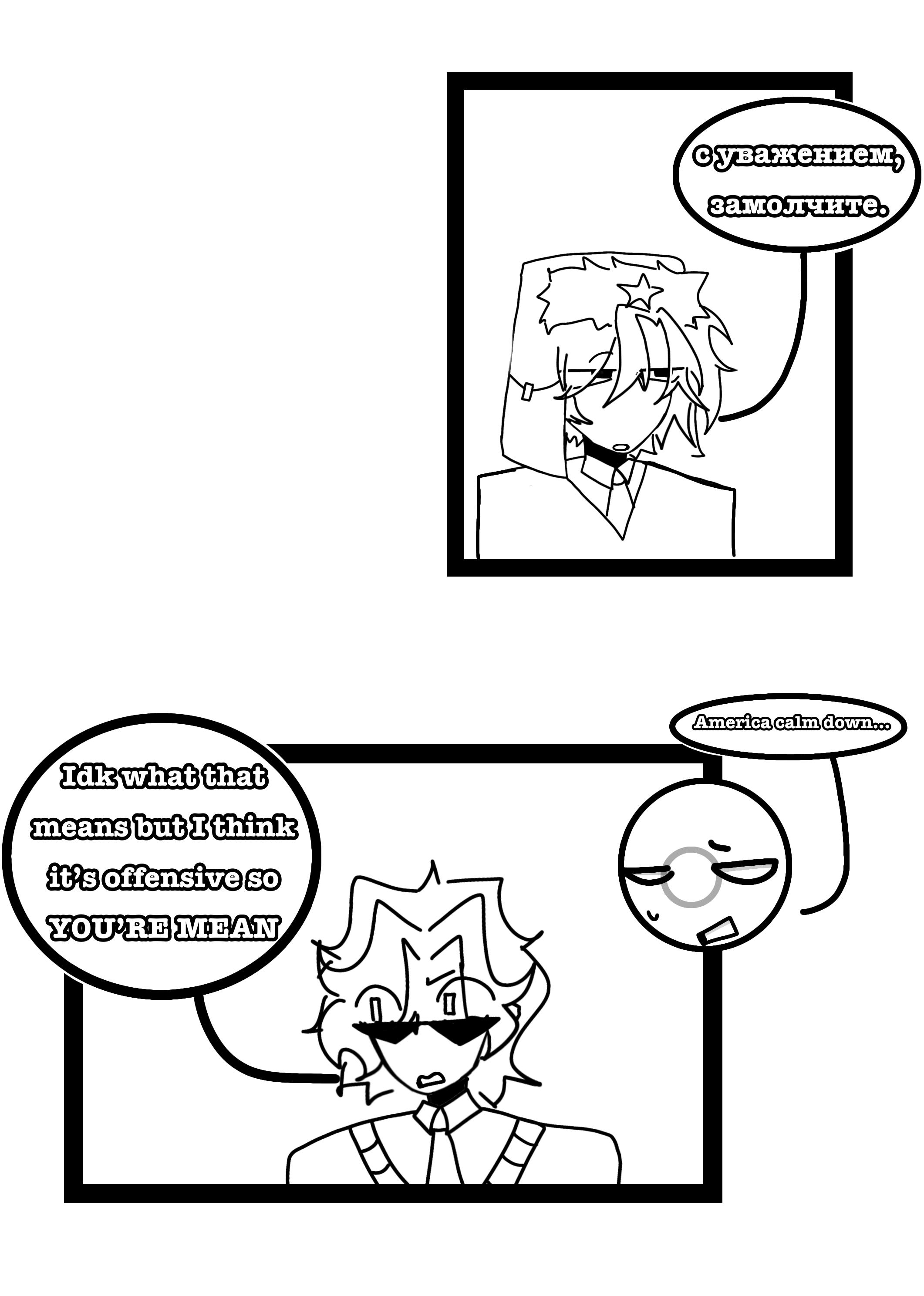United We Fall Episode 14 Mean Russia - ibisPaint