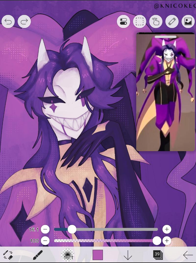 ⊹꣑ৎ‎ 𝙻𝚞𝚗𝚊𝚛 𝙻𝚞𝚗𝚊𝚌𝚢 24 -★ Jester - ibisPaint