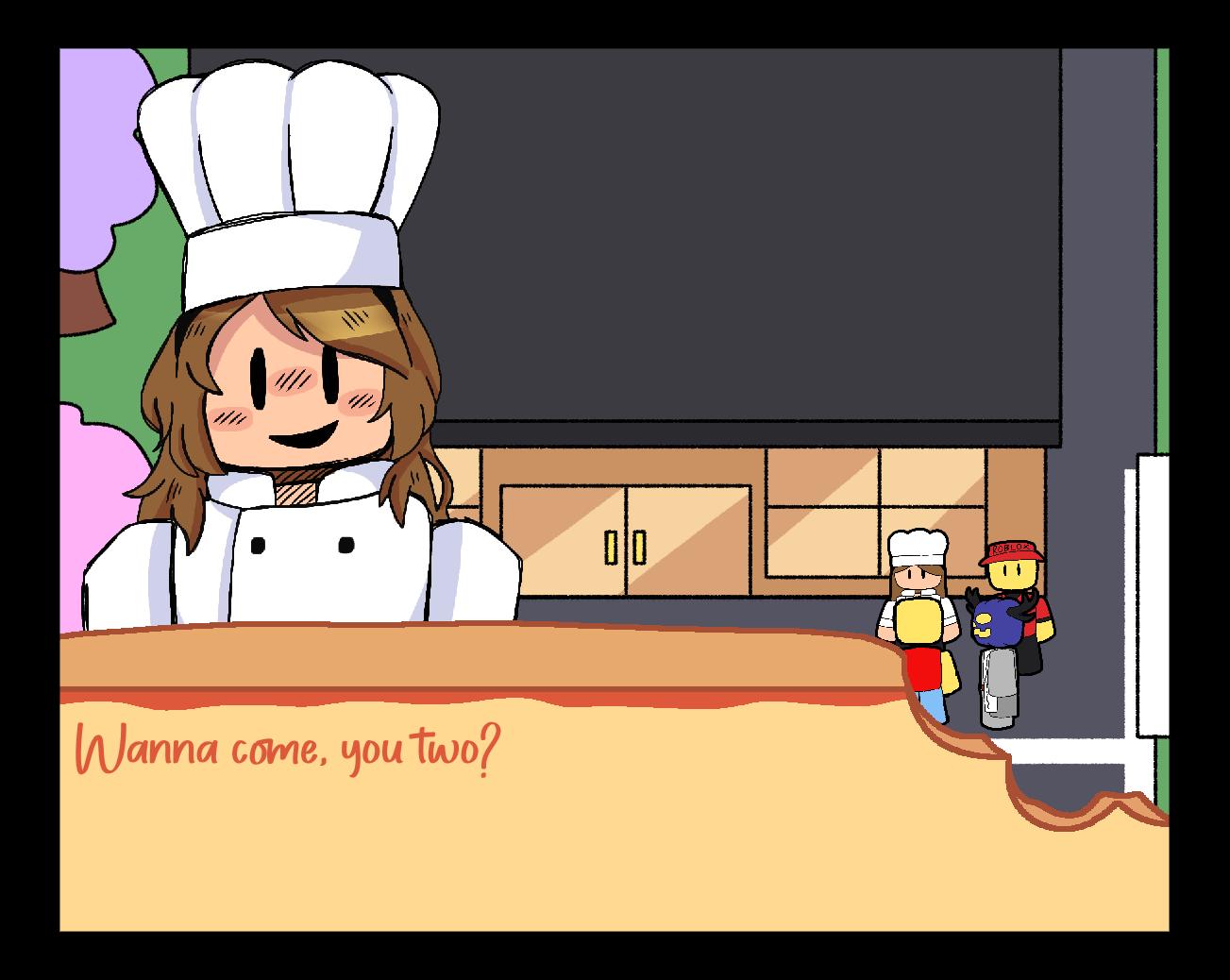 Roblox HQ: Exploitation [49 pizzas burnt] Talk to Sera - ibisPaint