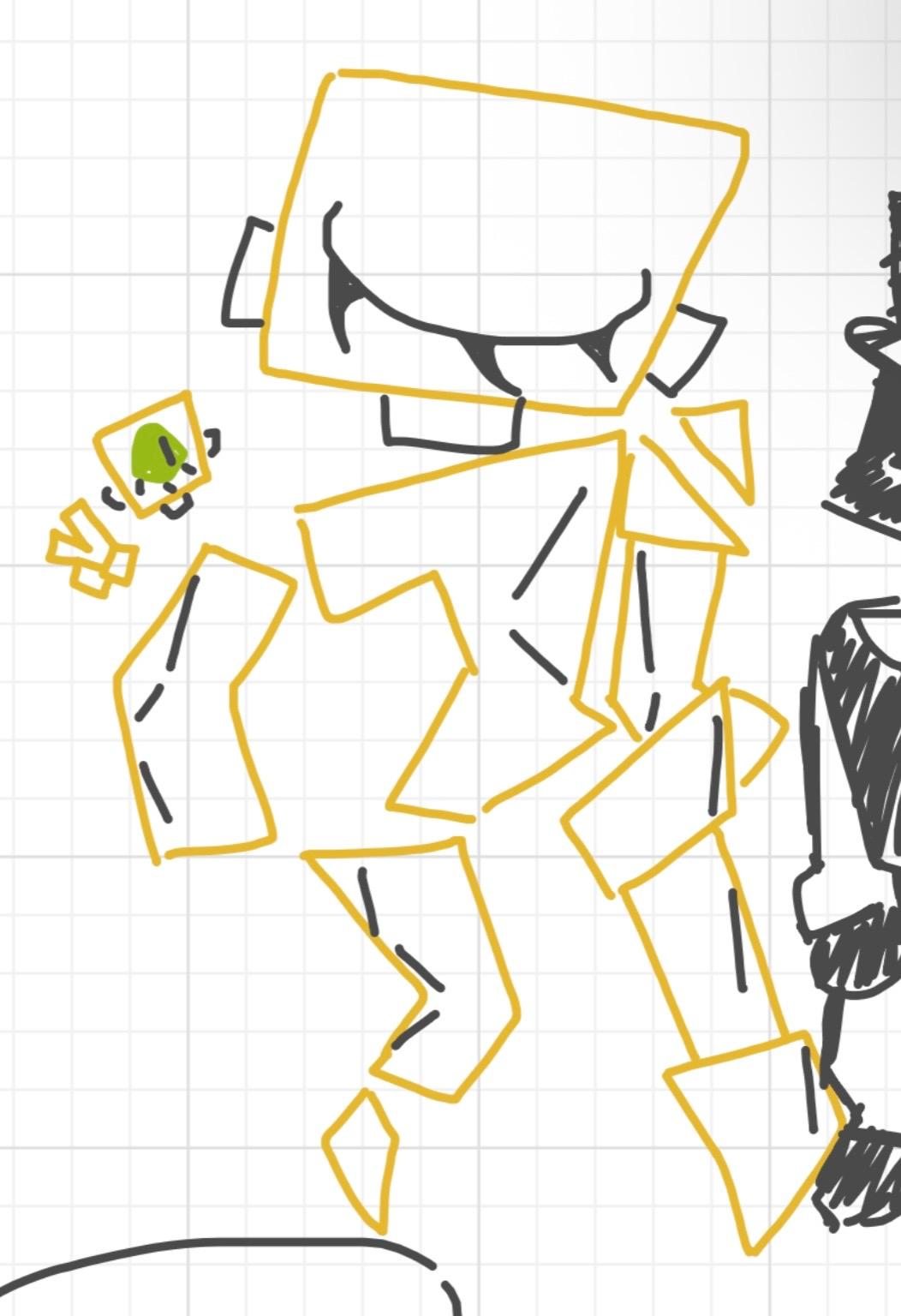Asymmetrical art stuff Episode 38 Whiteboard doodles - ibisPaint