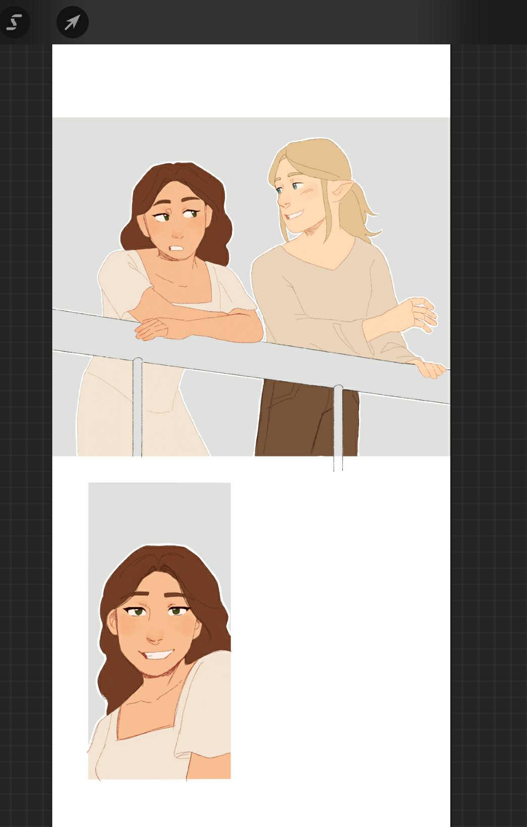 Windswept - test comic Episode 17 Progress yipee - ibisPaint