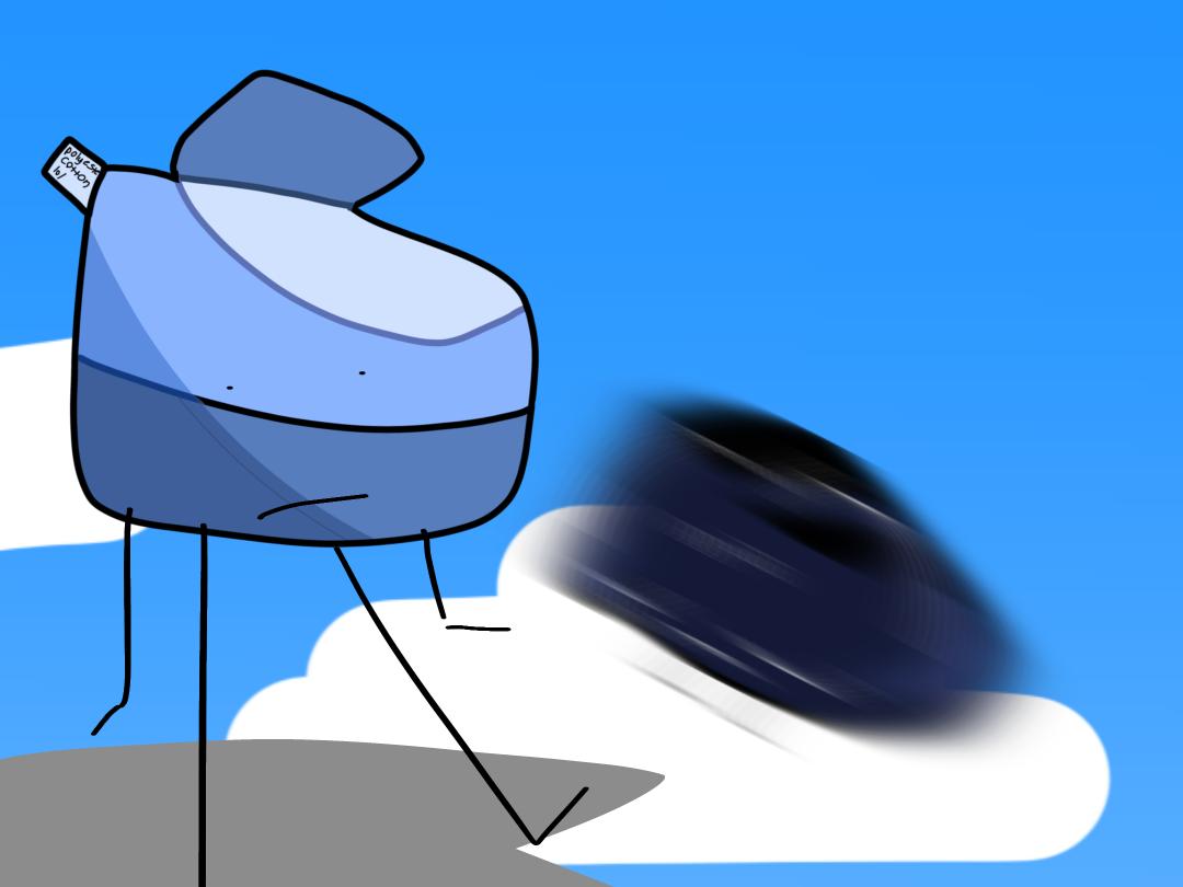 A Goofy Sentient Object Show! Object 76 dares i forgot number - ibisPaint