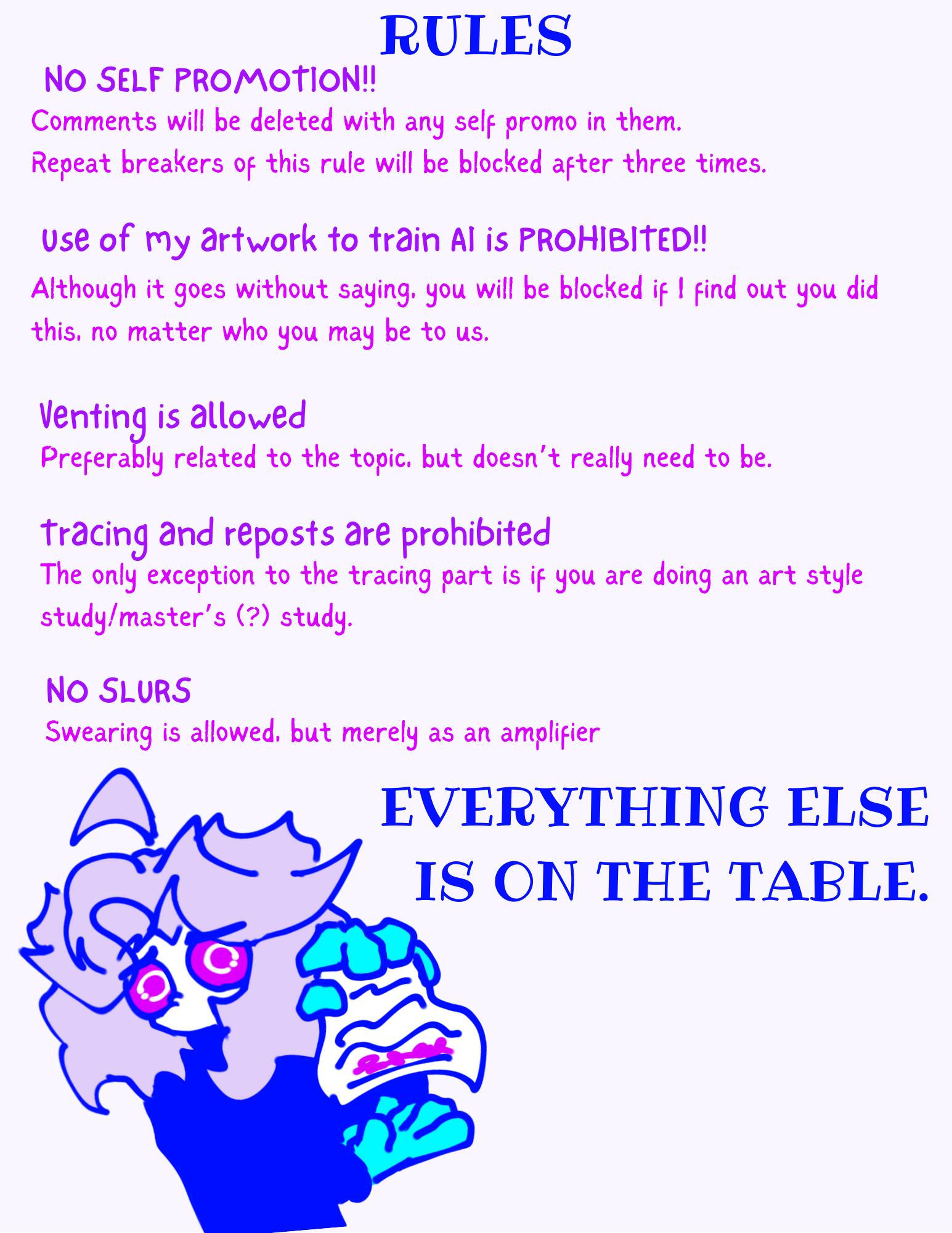 Notification |l1l| ACCOUNT RULES! - ibisPaint