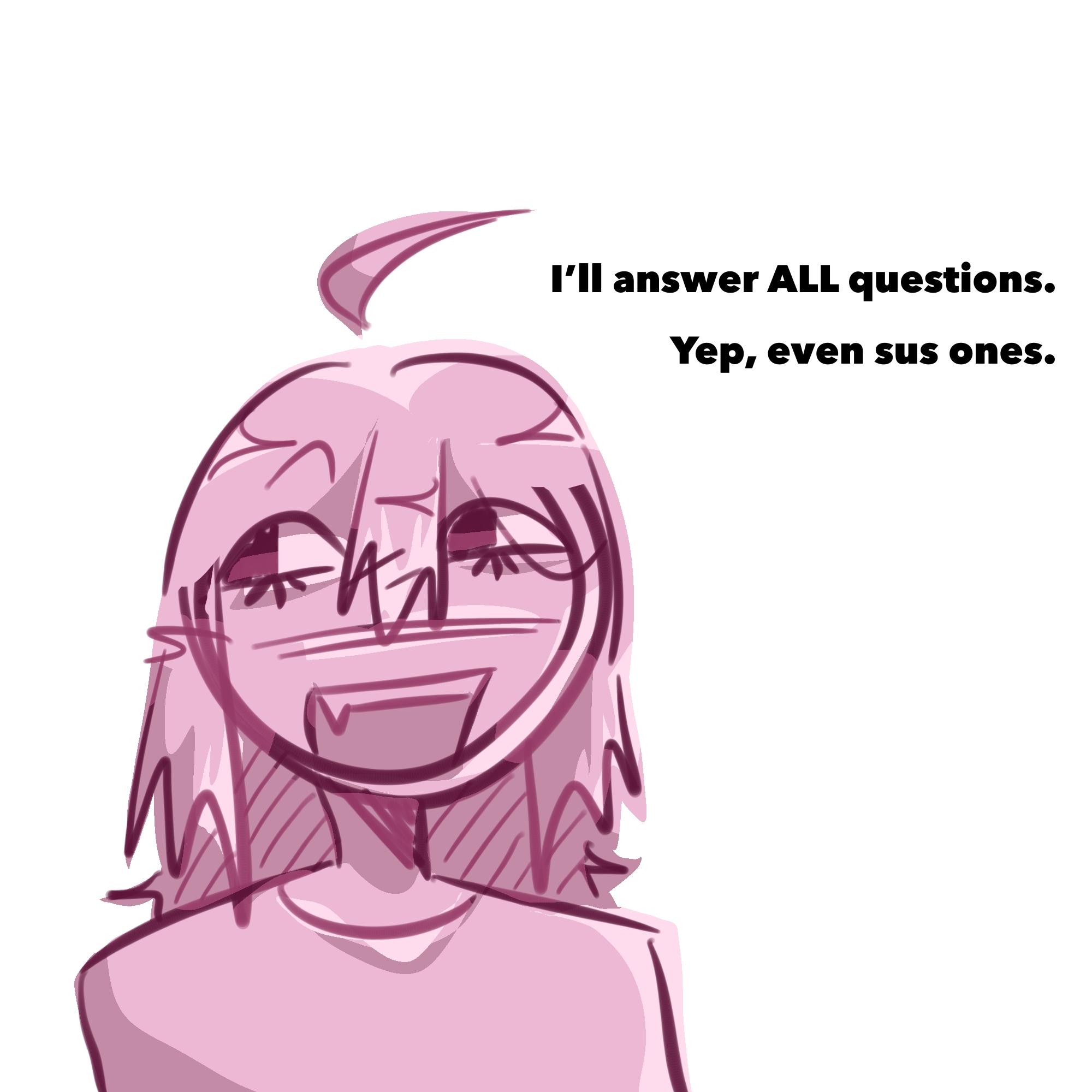 I love school drama 🎭[crk au] Idk actually65 Q&A !? And a mini hh comic ...