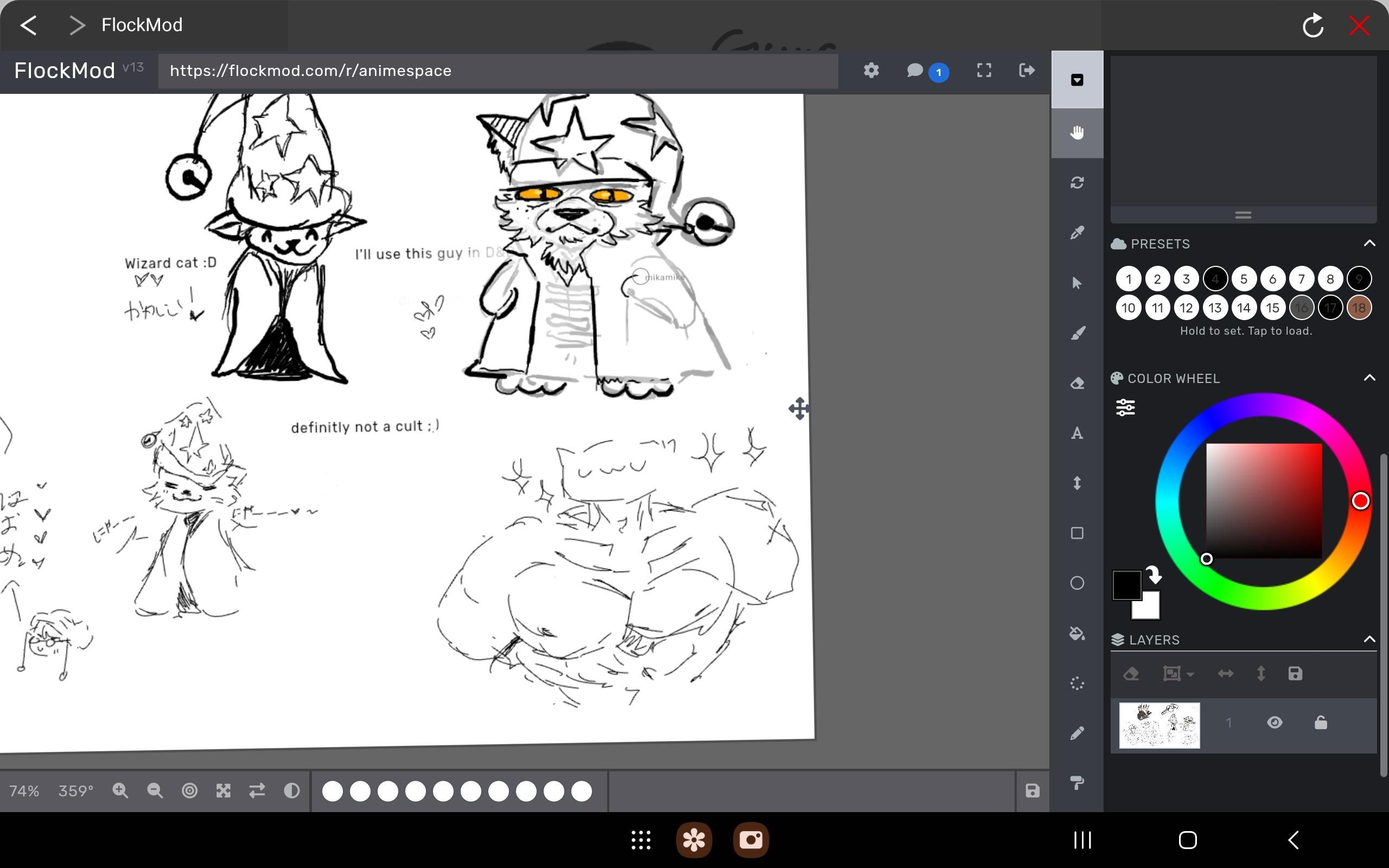 Random ahh shi- Episode 26 Flockmod whispers - ibisPaint