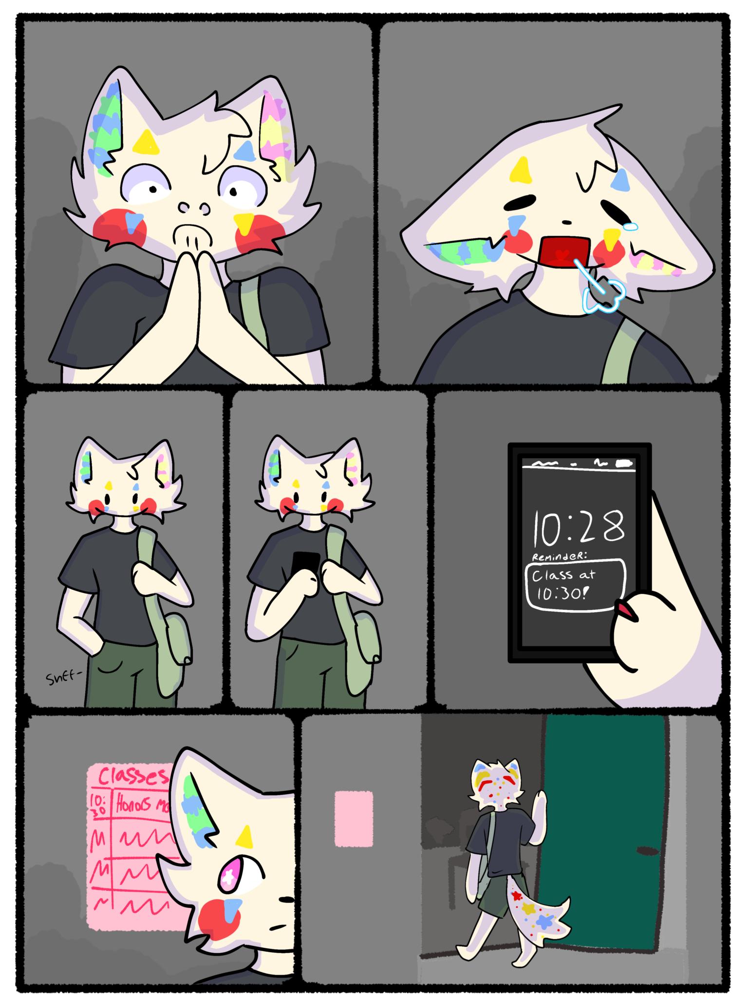 Freshman Failure Episode 2 Math class. - ibisPaint