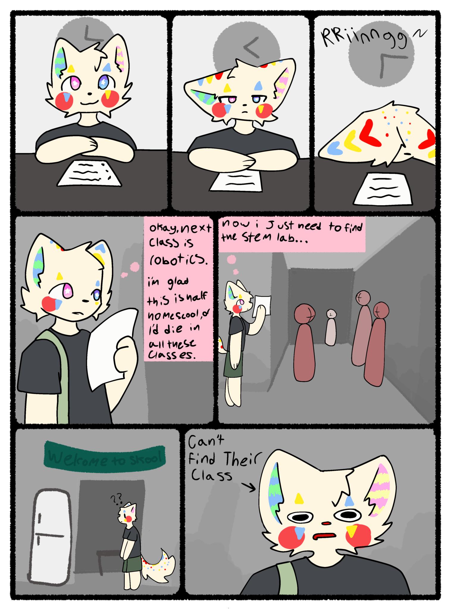Freshman Failure Episode 2 Math class. - ibisPaint