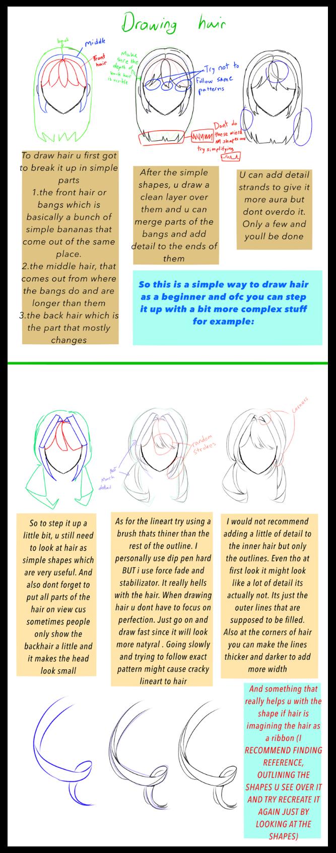 Art Tips Episode 3 Drawing hair - ibisPaint