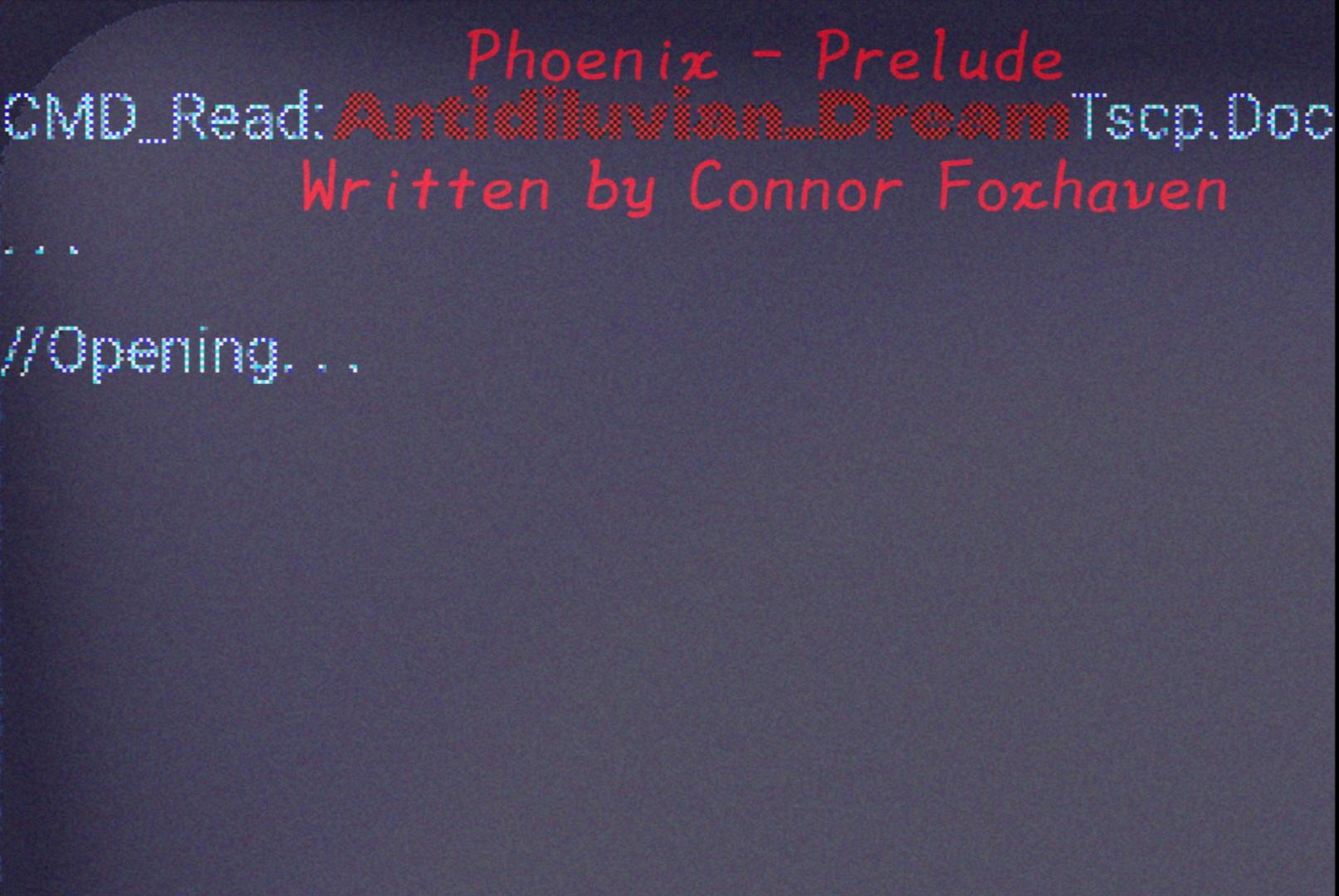 Project Phoenix - Prelude 1 - Initialization - ibisPaint