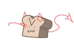 Battle for bread slices - ibisPaint