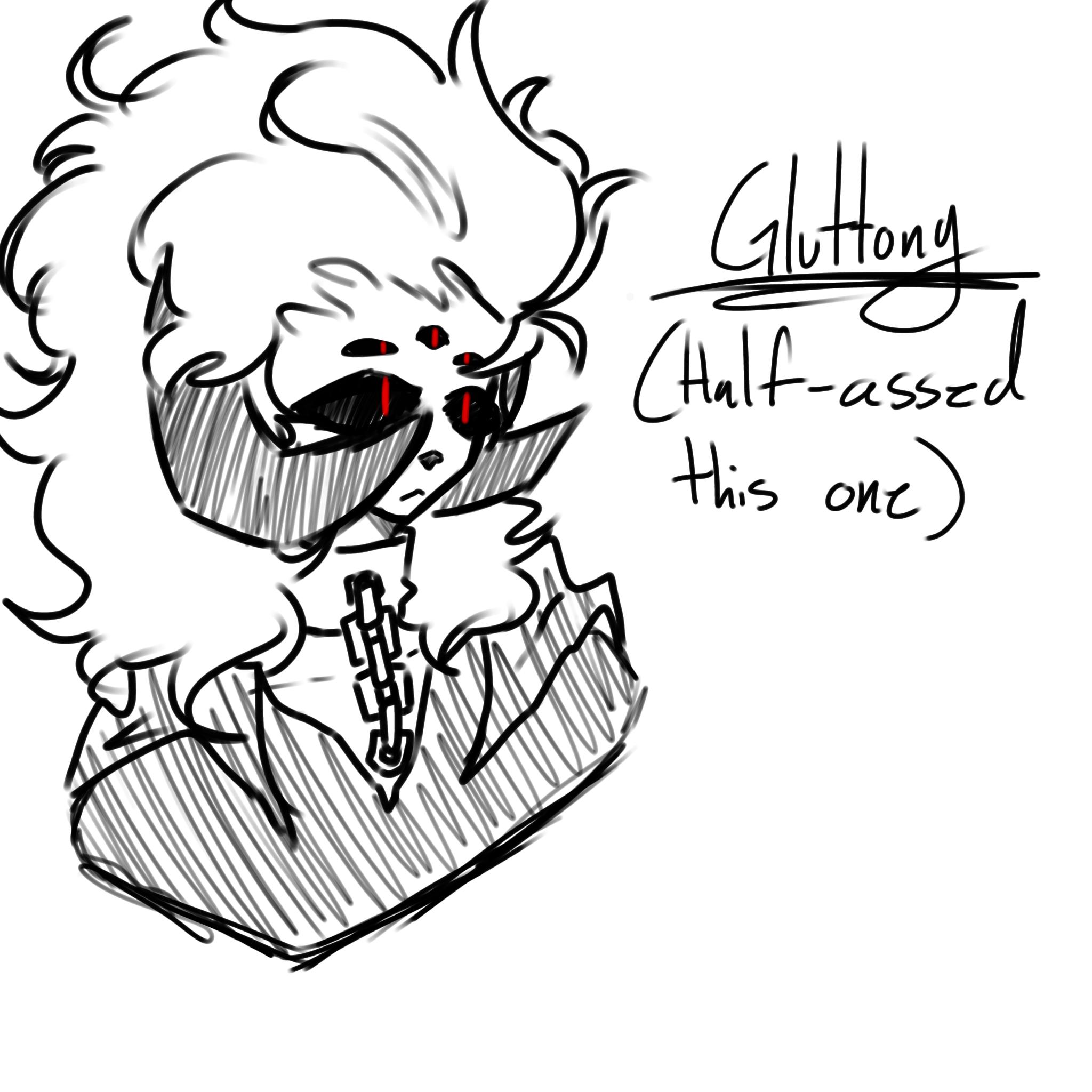 Screech’s Show Stolen 52 Hearts Gluttony - ibisPaint