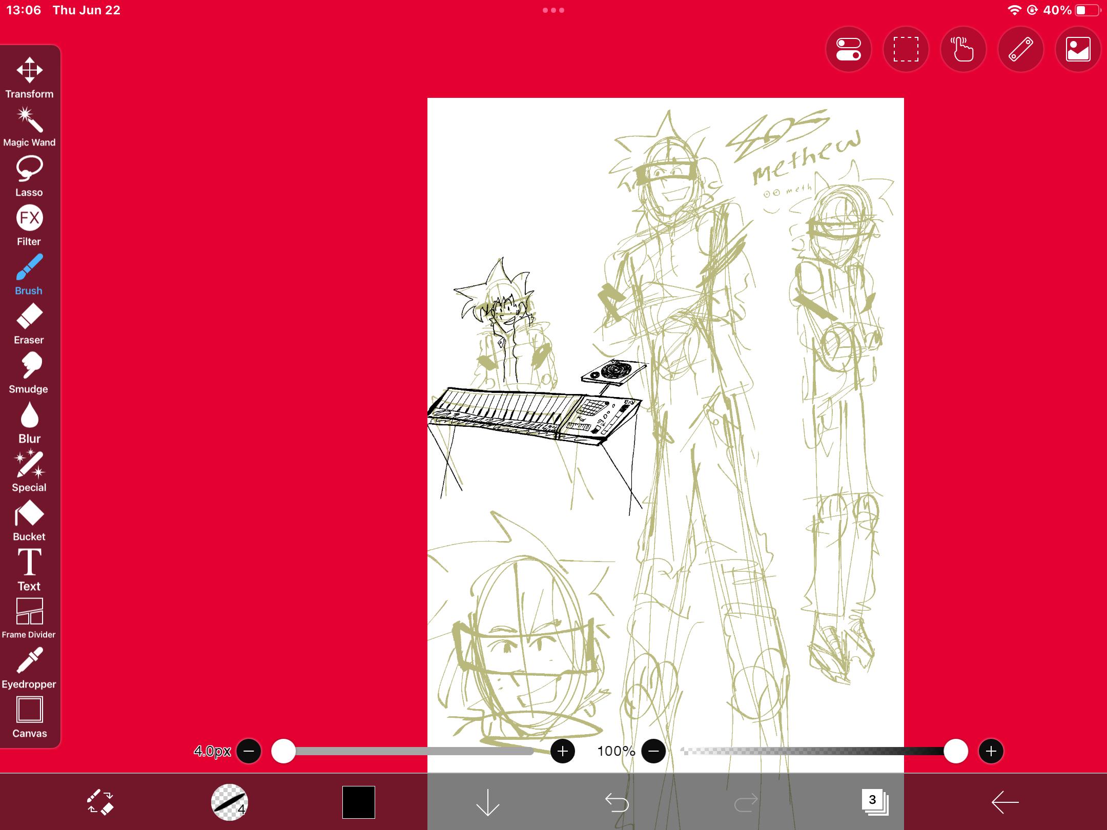Diabolical-ness Evil plot number 5 80S CHARACTER DESIGNS!!!! - ibisPaint