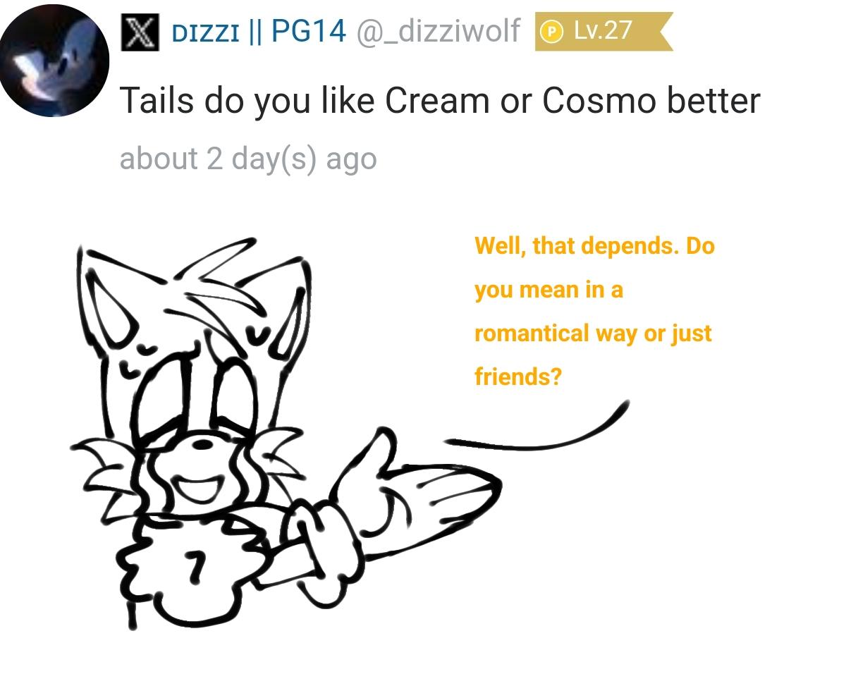 Sonic Q&A 9 Questions OIIOIOI - ibisPaint