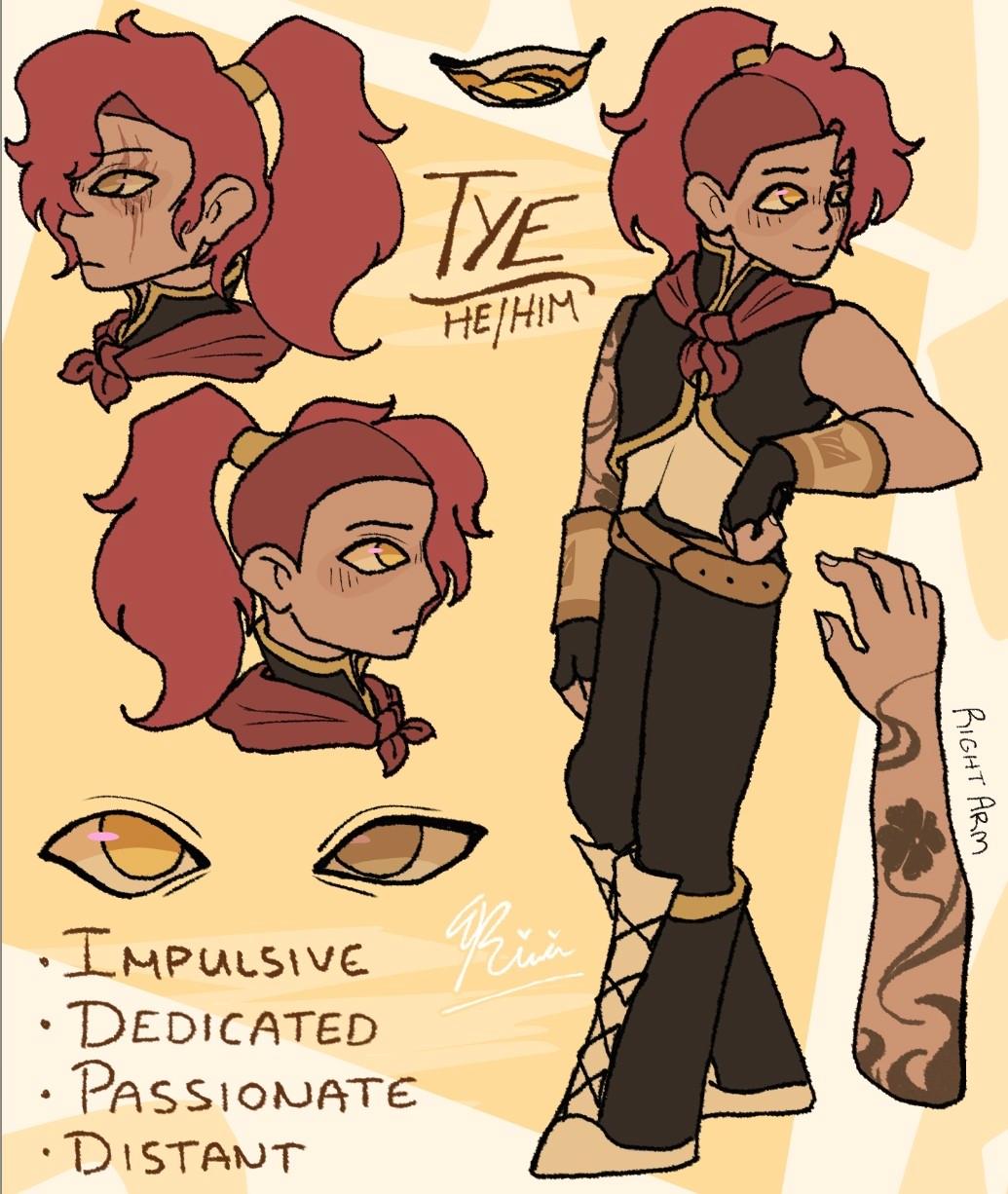 ☆My Goofy Lil OCs☆ Given Trauma 29 Times ref sheet - ibisPaint