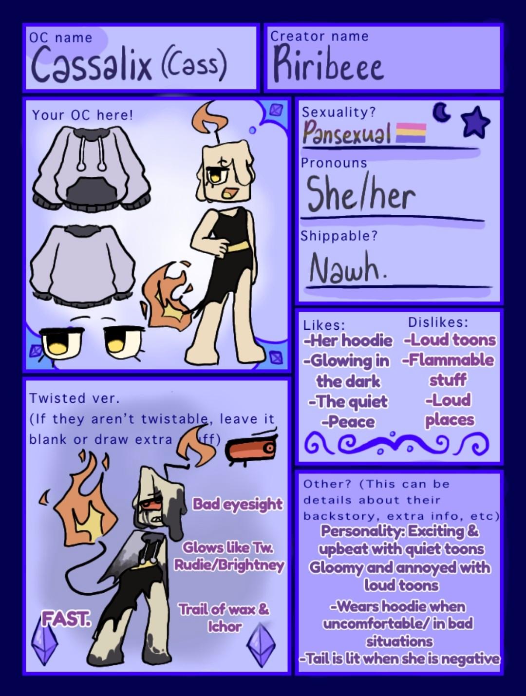 ☆My Goofy Lil OCs☆ Given Trauma 39 Times Sum Dandys World OCs - ibisPaint