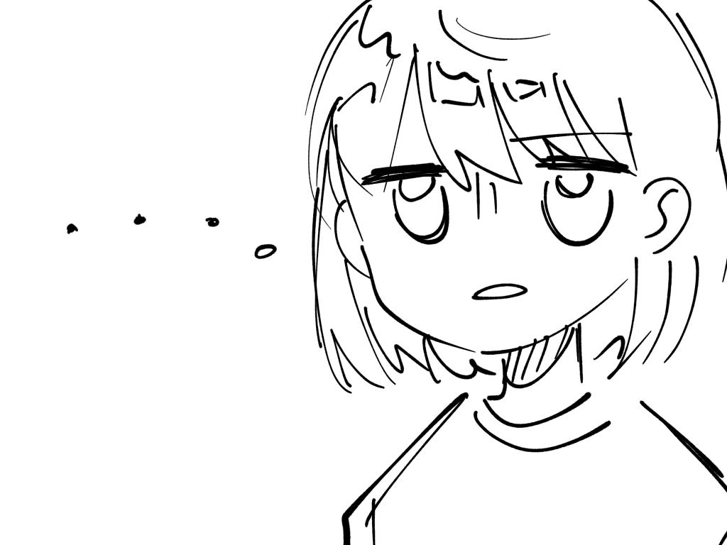 お知らせ＆イラスト用 第1話 俺の手書き文字汚ぇ - ibisPaint