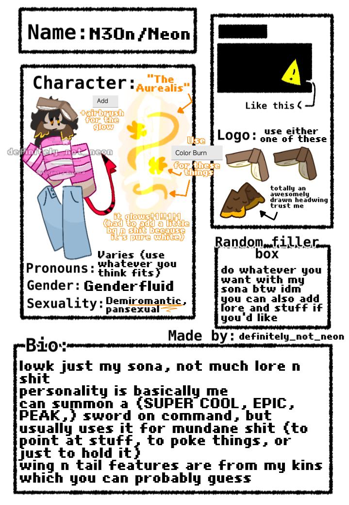 Character Sheets CS 20: Hope - Neon - ibisPaint
