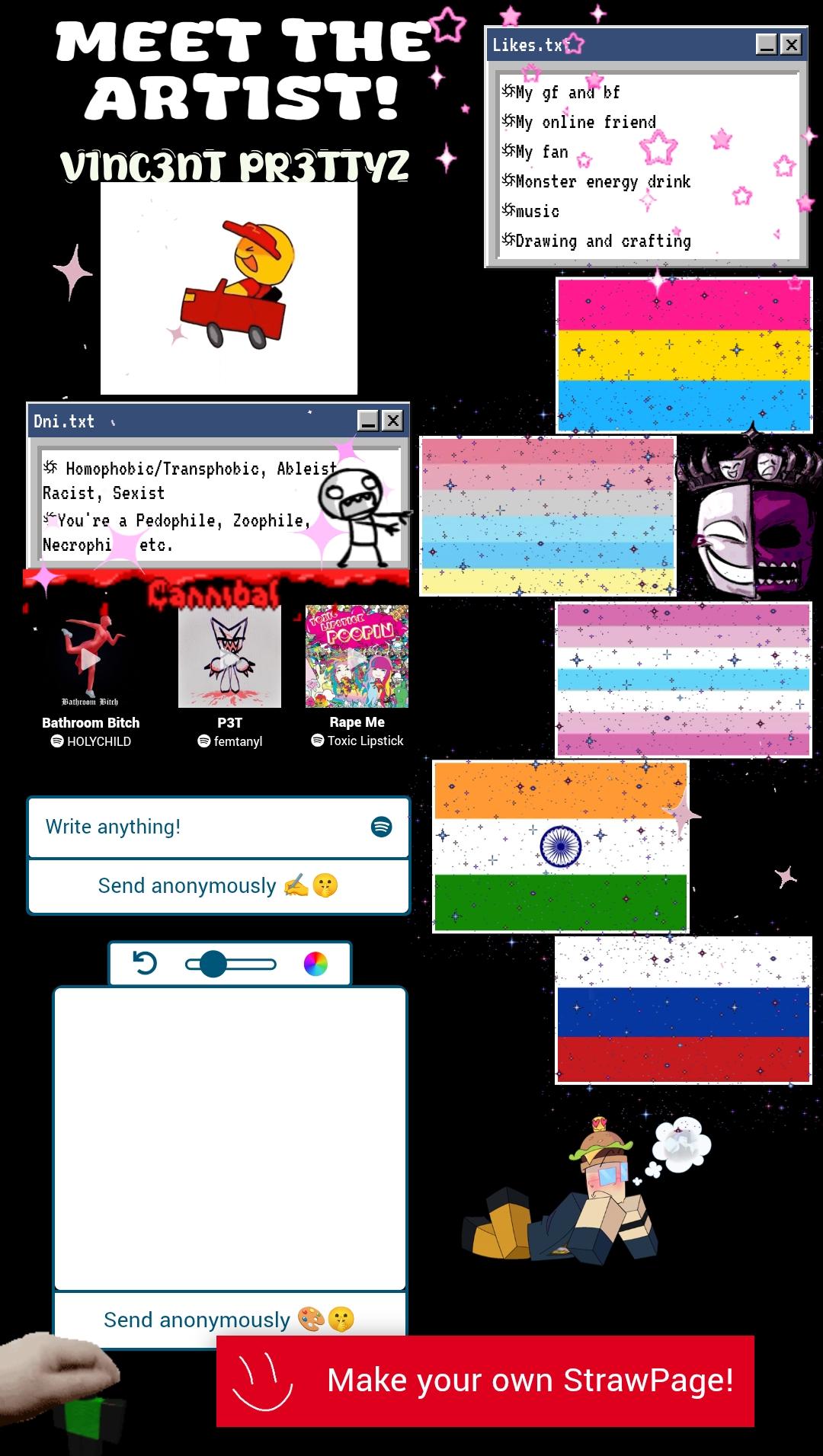 ☣︎The Fine Art of Bull Shit☣︎ ☯︎↿🎧↾☯︎ 10 New straw page - ibisPaint