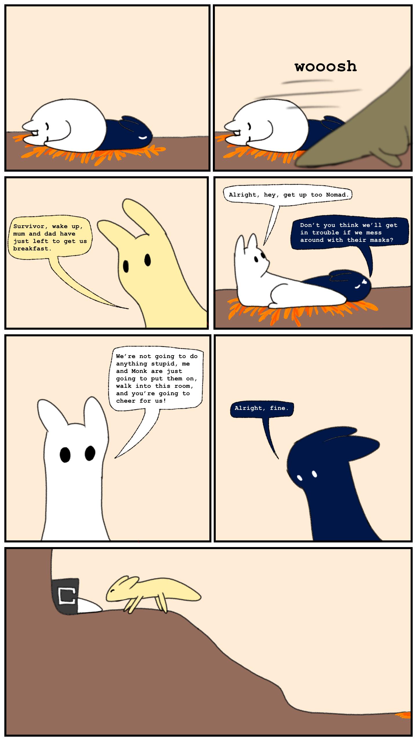 Sky Warriors (Rainworld AU) 2. Chapter One || Page 9-13 - ibisPaint