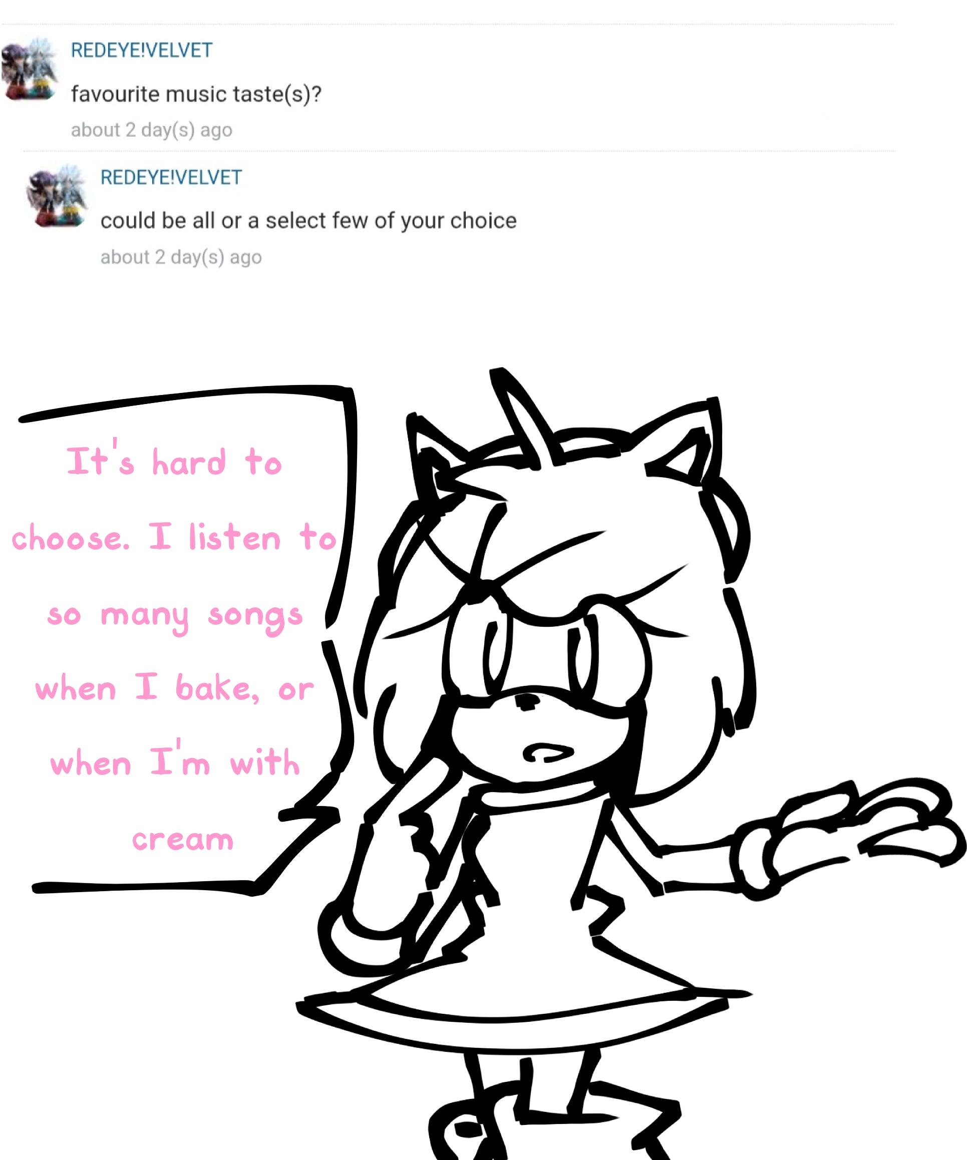 Sonic Q&A Answers 2 First answer - ibisPaint
