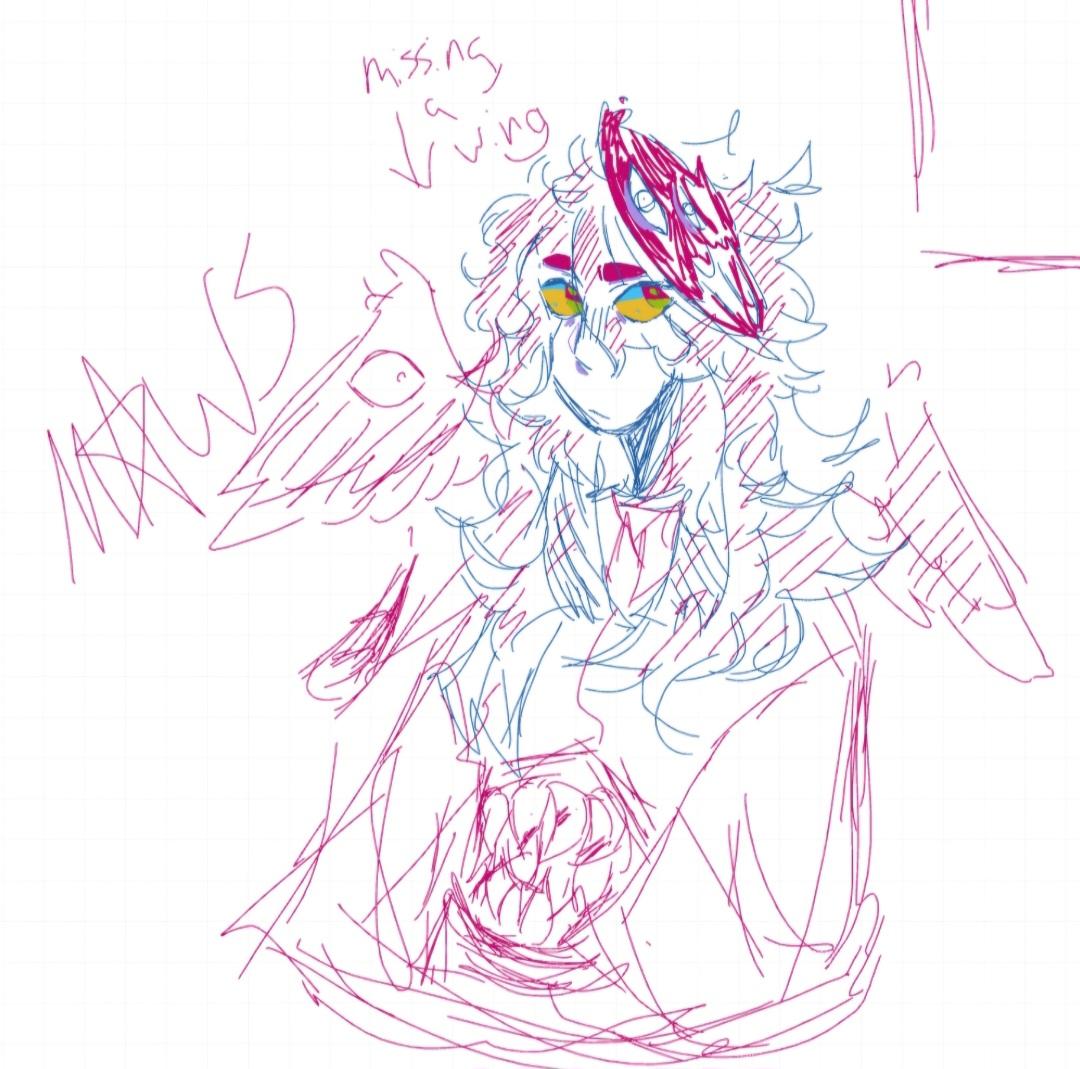 STUFF bit someone 20 times whiteboard fox - ibisPaint