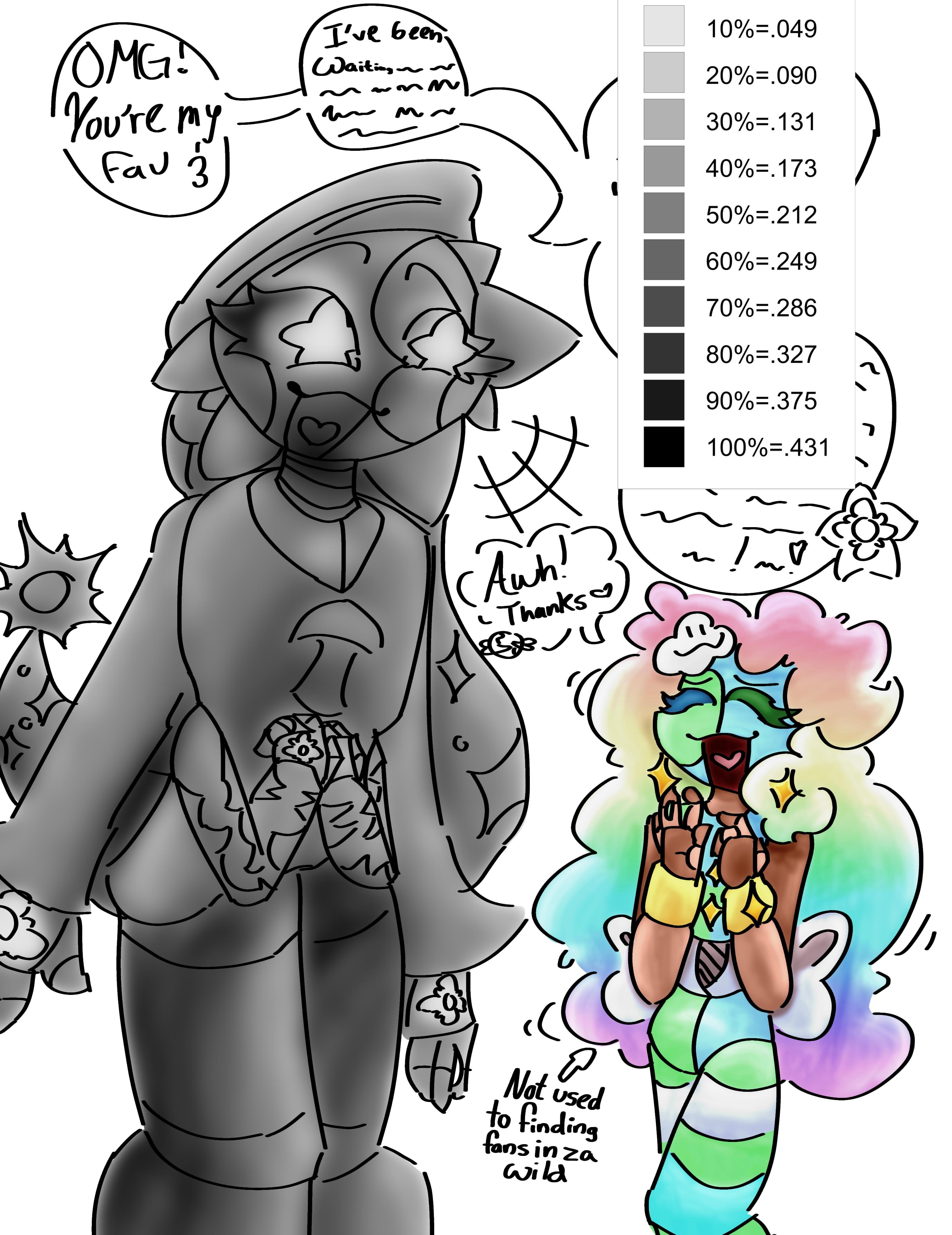 Something Love 4 y'all rn: 169% GRAY SCALE!! - ibisPaint