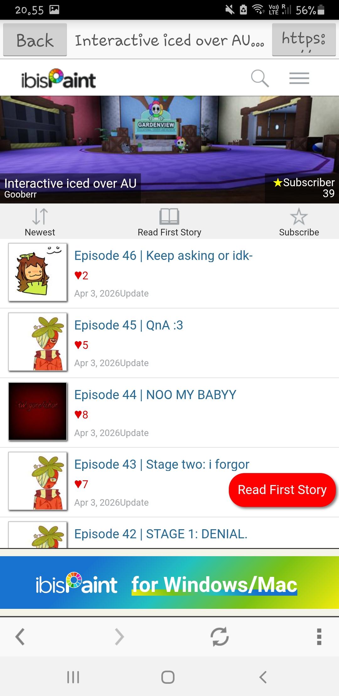 Interactive iced over AU Episode 47 | one more :D - ibisPaint